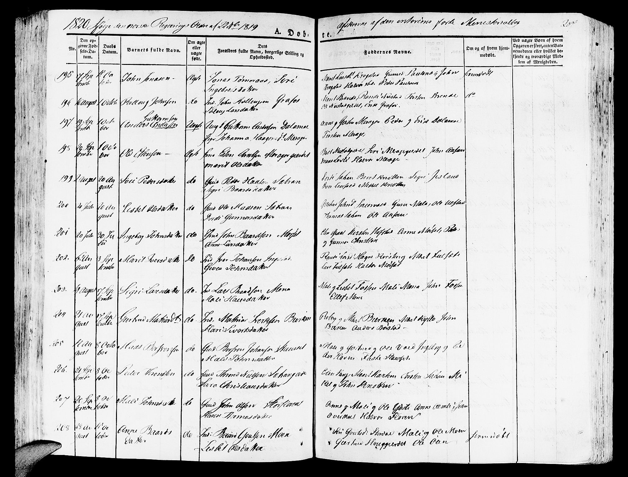 Ministerialprotokoller, klokkerbøker og fødselsregistre - Nord-Trøndelag, AV/SAT-A-1458/709/L0070: Ministerialbok nr. 709A10, 1820-1832, s. 207