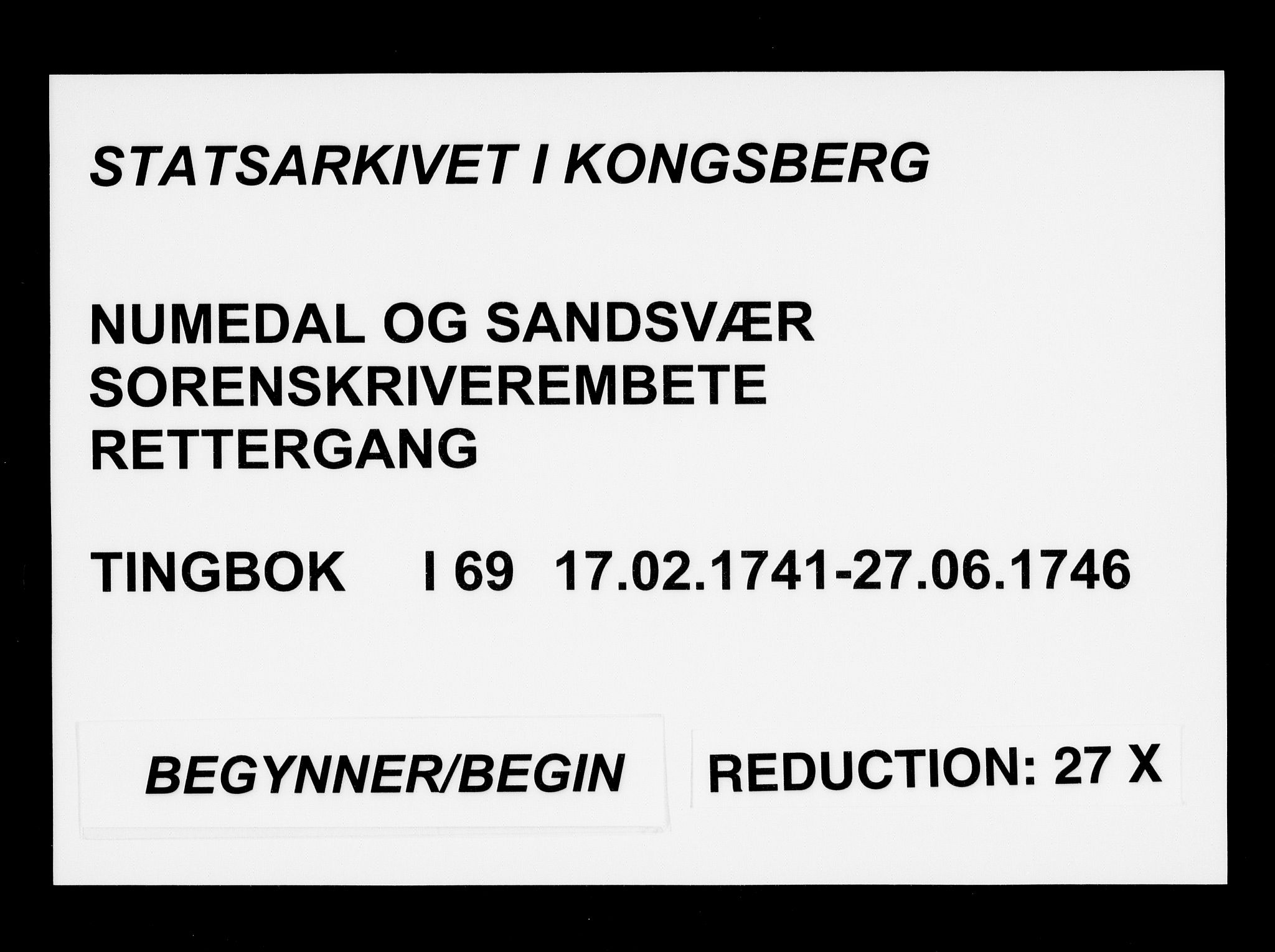 Numedal og Sandsvær sorenskriveri, AV/SAKO-A-128/F/Fa/Faa/L0069: Tingbøker, 1741-1746