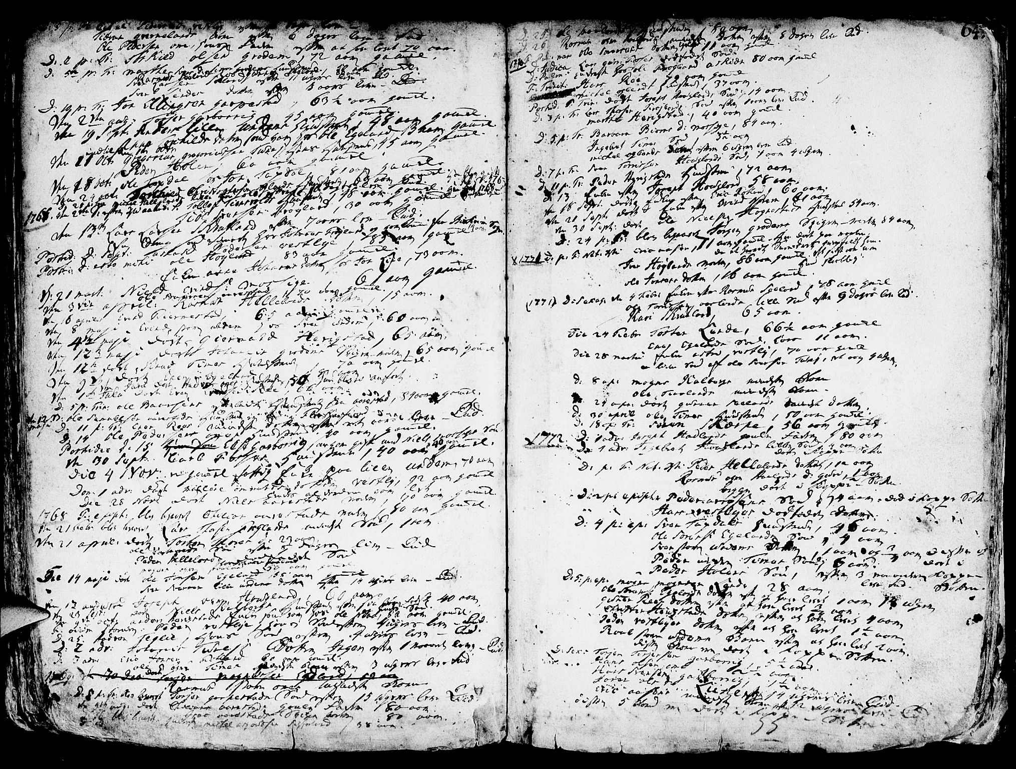 Lye sokneprestkontor, AV/SAST-A-101794/001/30BA/L0001: Ministerialbok nr. A 1 /1, 1725-1800