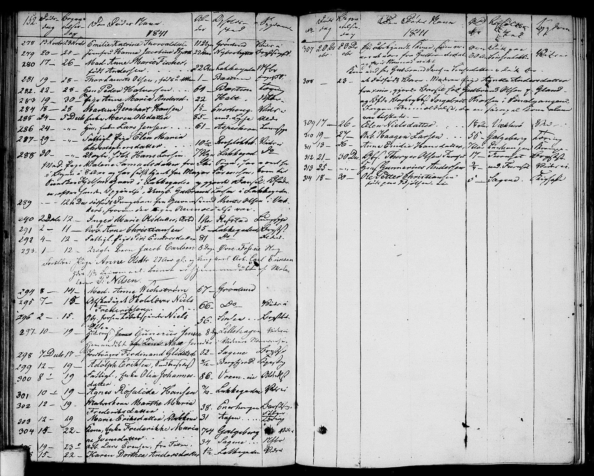 Aker prestekontor kirkebøker, AV/SAO-A-10861/F/L0016: Ministerialbok nr. 16, 1827-1841, s. 152