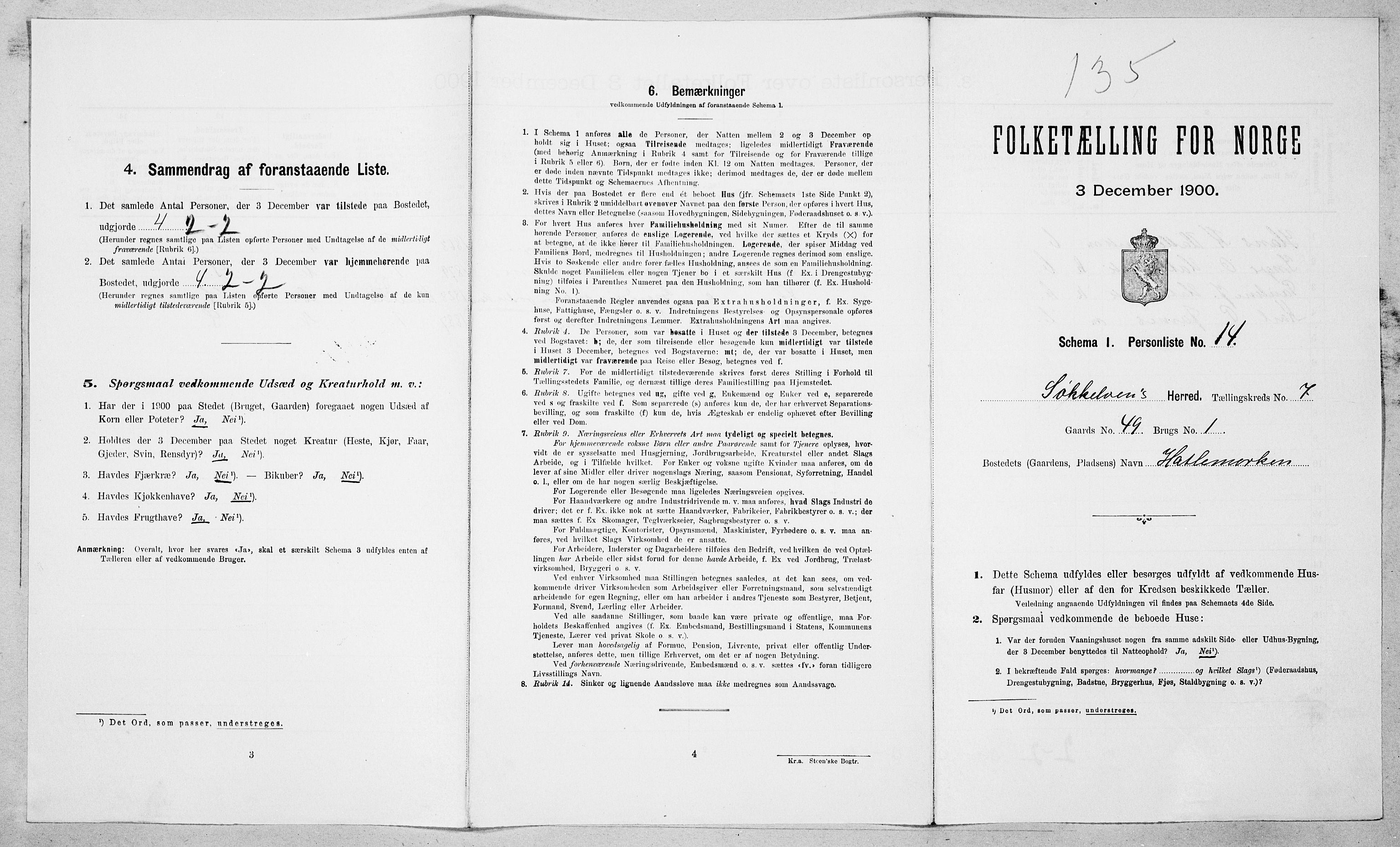 SAT, Folketelling 1900 for 1528 Sykkylven herred, 1900, s. 719