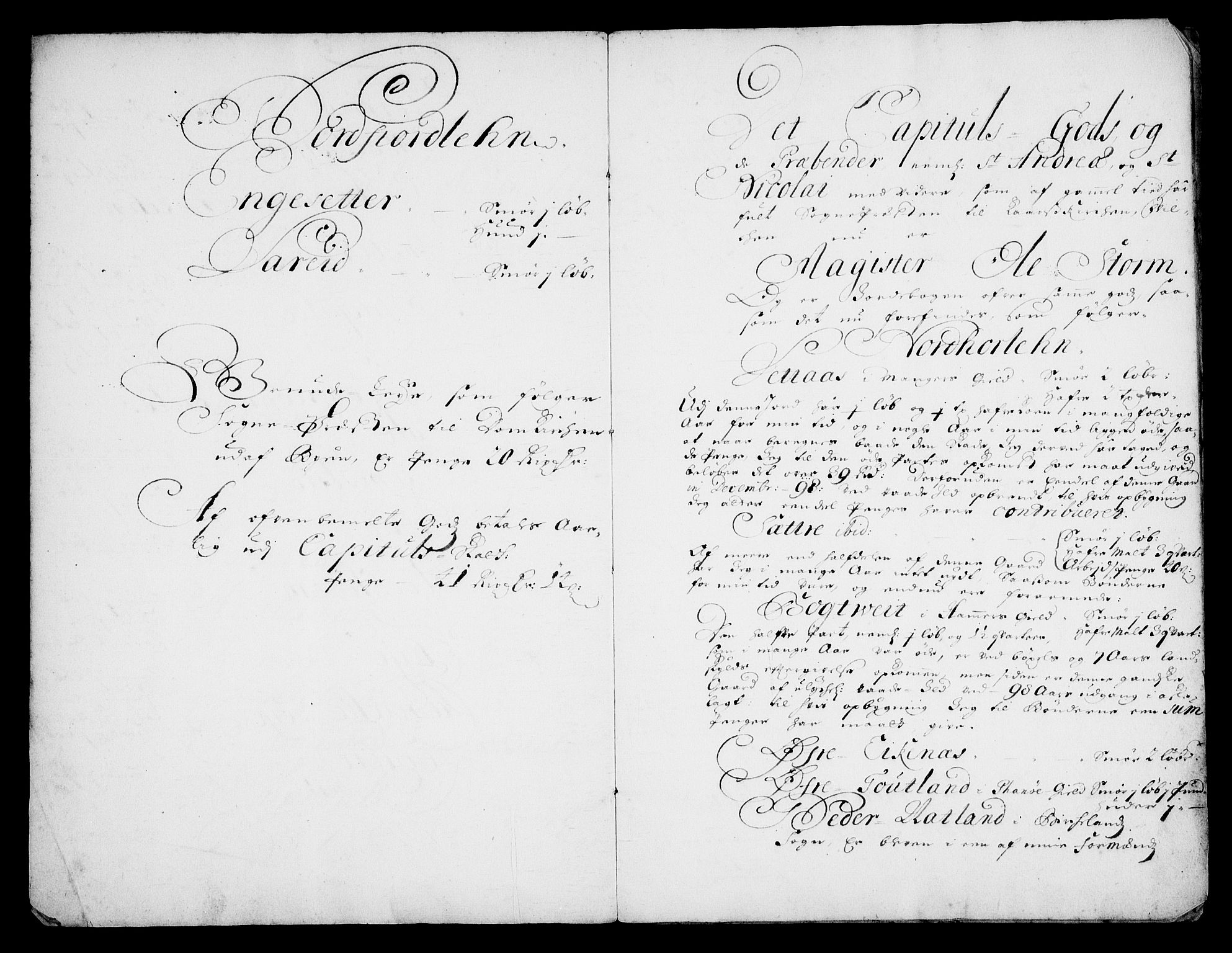Rentekammeret inntil 1814, Realistisk ordnet avdeling, RA/EA-4070/Fc/Fca/L0003/0006: [Ca III]  Bergen stift / Bergen kapitels jordebok, 1701