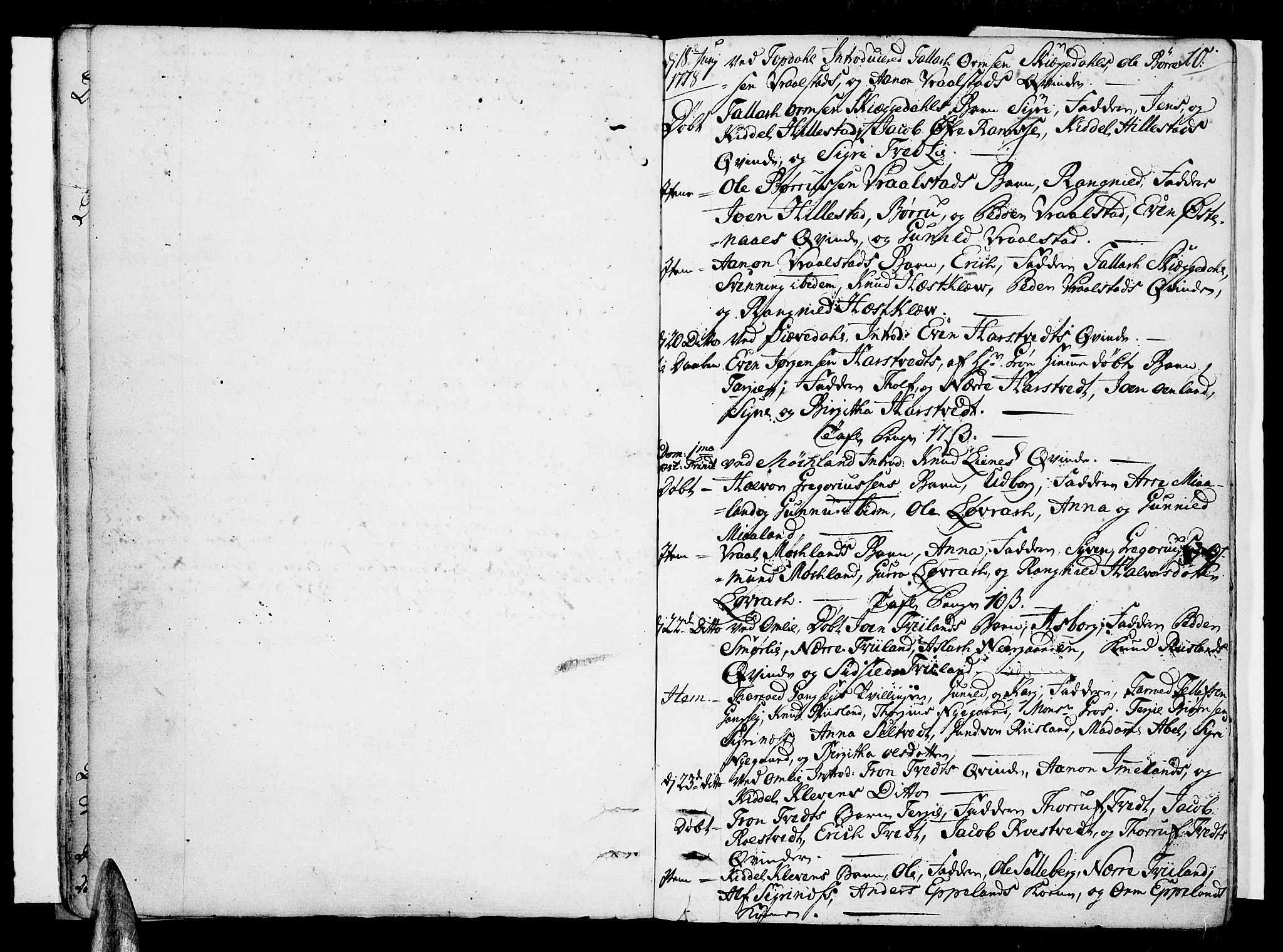 Åmli sokneprestkontor, AV/SAK-1111-0050/F/Fa/Fac/L0004: Ministerialbok nr. A 4, 1775-1796, s. 10