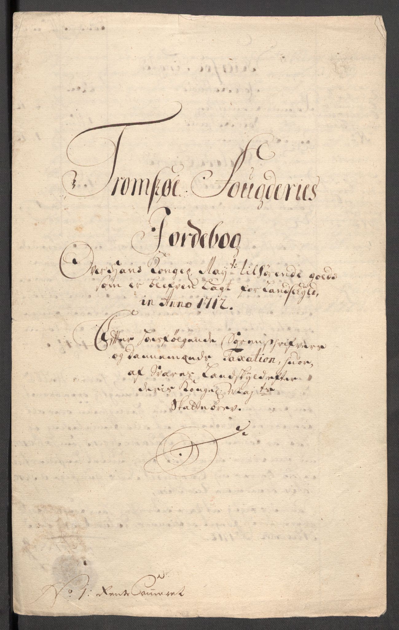 Rentekammeret inntil 1814, Reviderte regnskaper, Fogderegnskap, AV/RA-EA-4092/R68/L4758: Fogderegnskap Senja og Troms, 1711-1712, s. 311