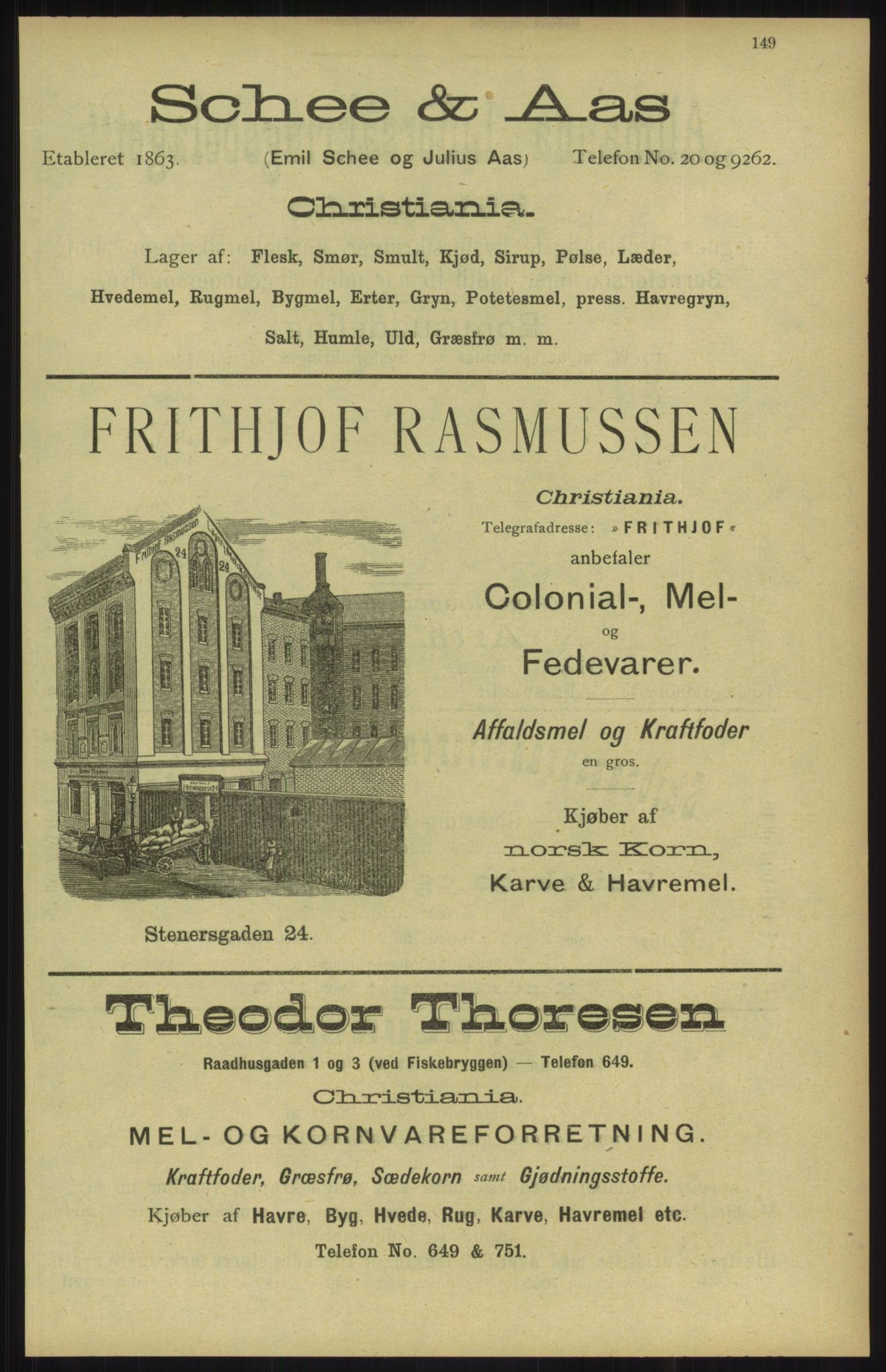 Kristiania/Oslo adressebok, PUBL/-, 1904, s. 149