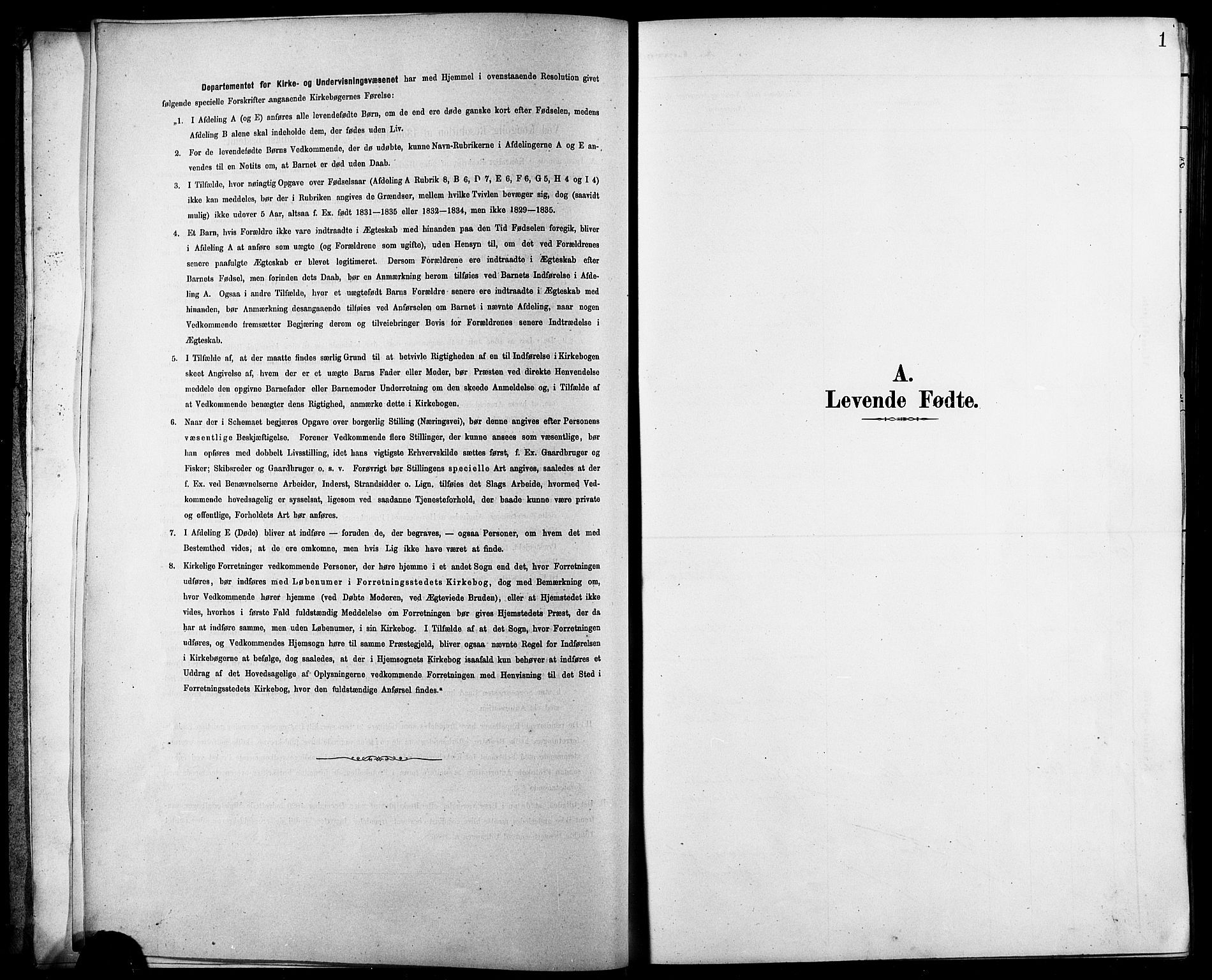 Målselv sokneprestembete, AV/SATØ-S-1311/G/Ga/Gab/L0004klokker: Klokkerbok nr. 4, 1885-1901, s. 1