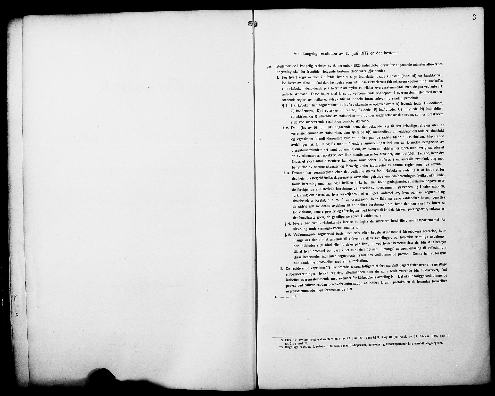 Johanneskirken sokneprestembete, SAB/A-76001/H/Hab: Klokkerbok nr. C 2, 1912-1929, s. 3