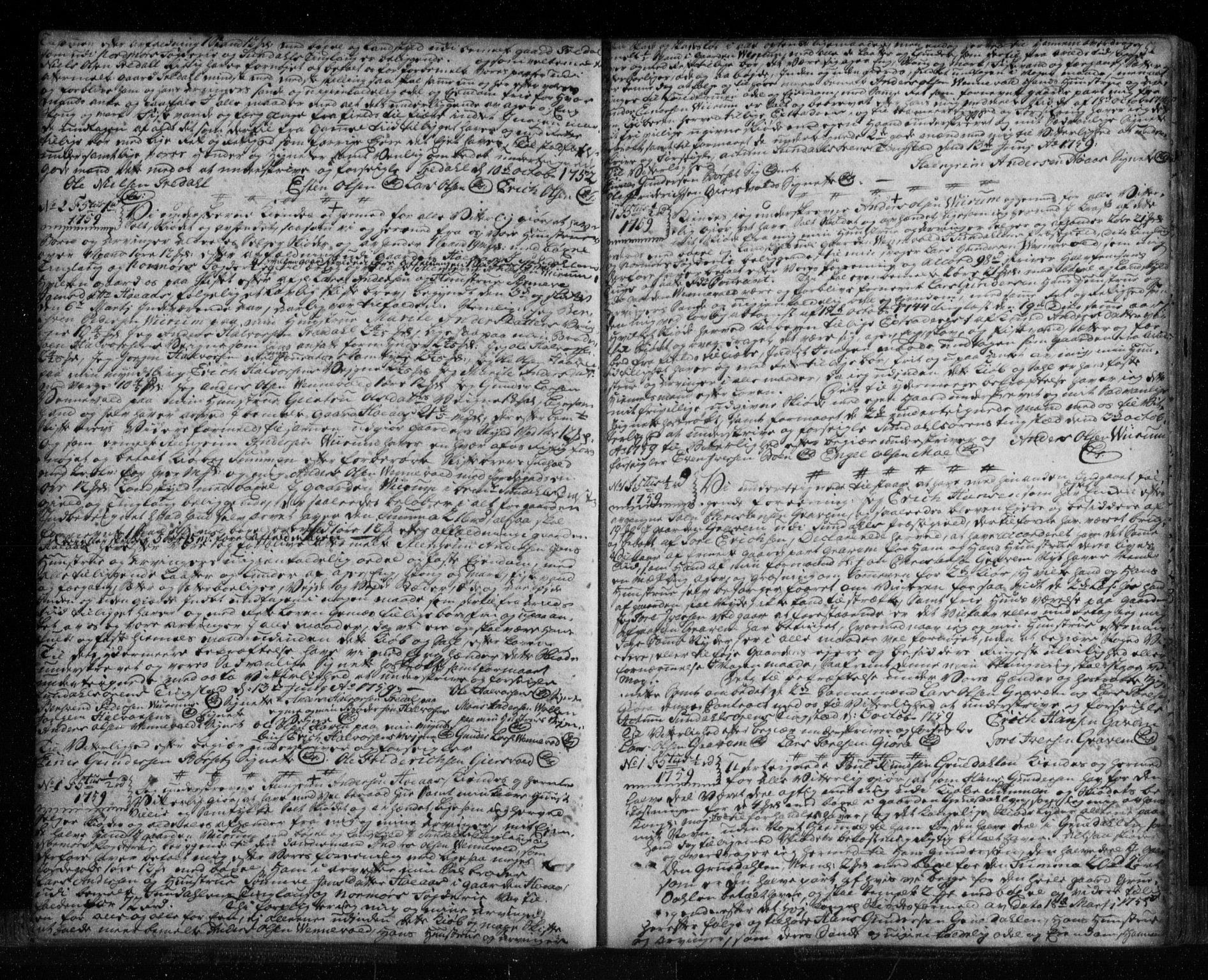 Nordmøre sorenskriveri, SAT/A-4132/1/2/2Ca/L0005: Pantebok nr. 2, 1751-1765, s. 152