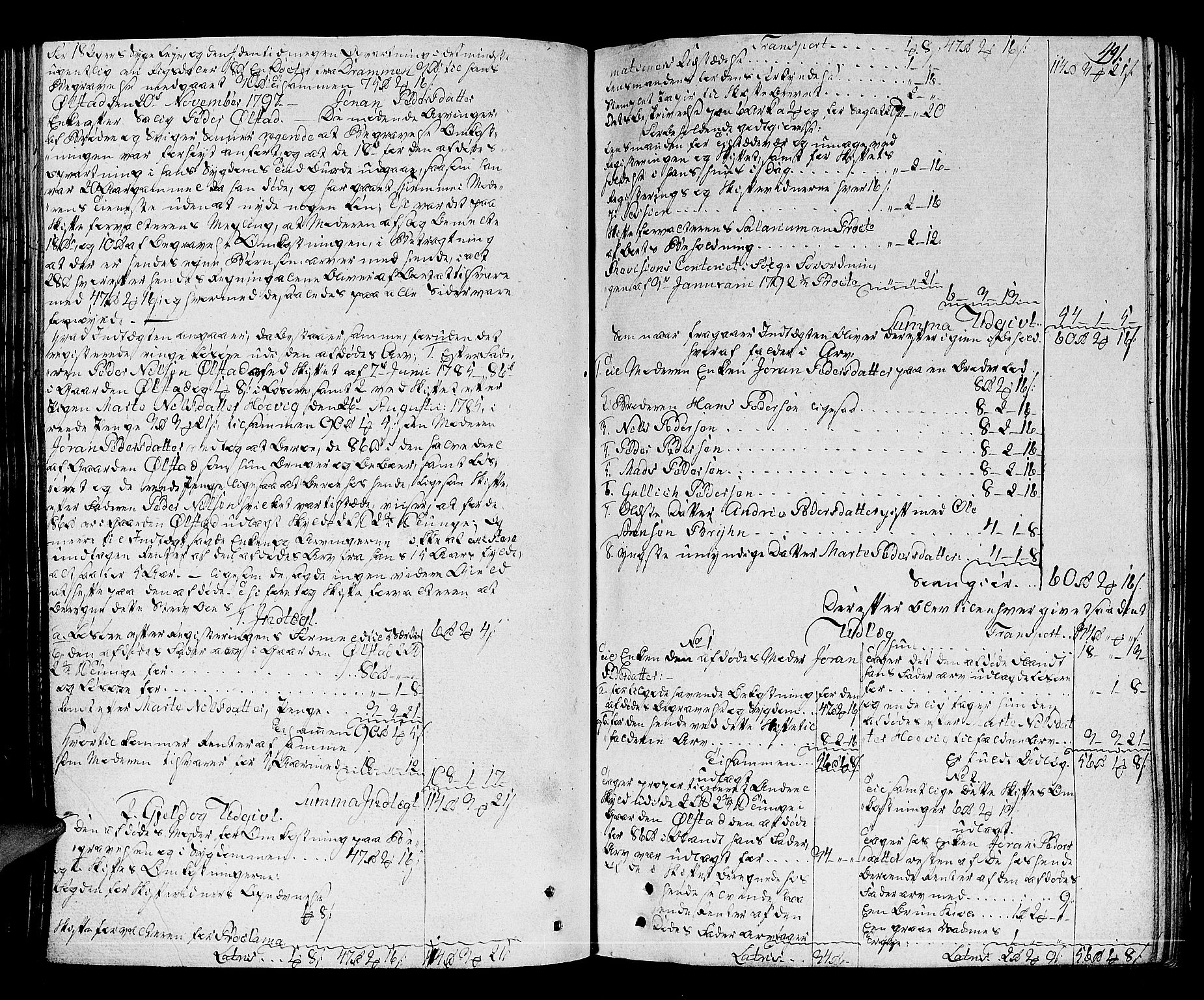 Lier, Røyken og Hurum sorenskriveri, SAKO/A-89/H/Hc/L0007a: Skifteprotokoll, 1789-1799, s. 490b-491a