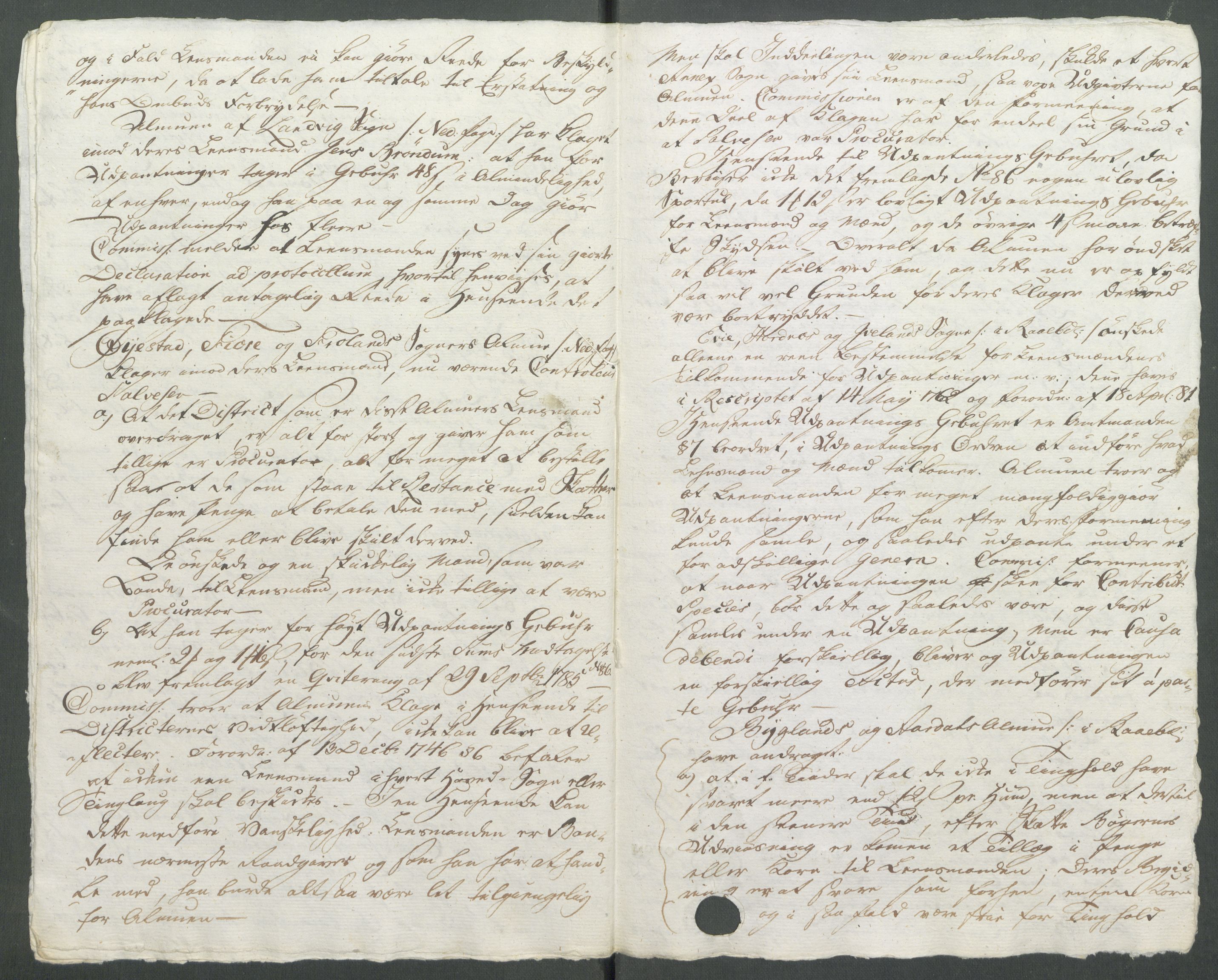 Rentekammeret inntil 1814, Realistisk ordnet avdeling, AV/RA-EA-4070/Od/L0001/0002: Oppløp / [Æ2]: Dokumenter om Lofthusurolighetene i Nedenes, 1786-1789, s. 131