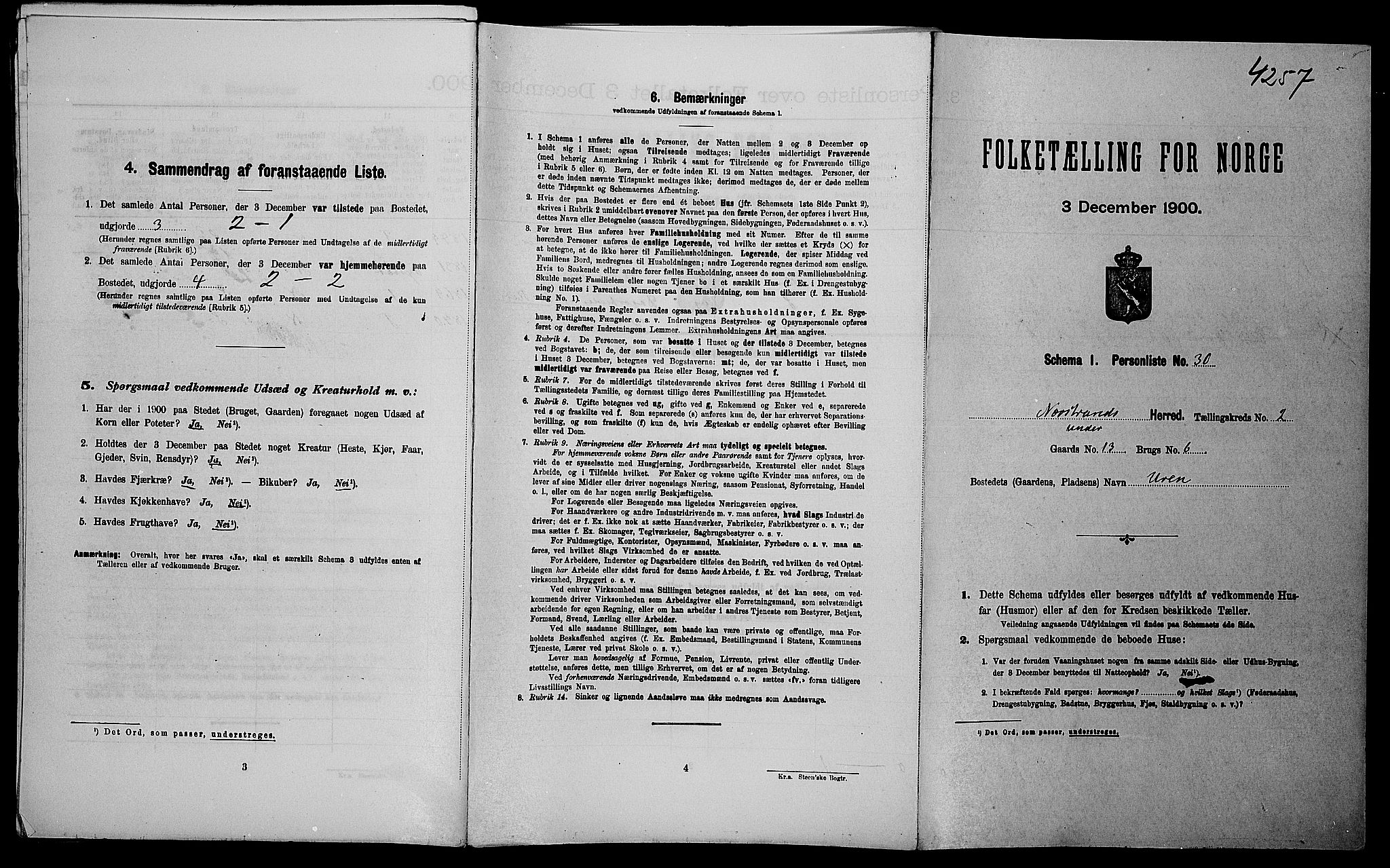 SAST, Folketelling 1900 for 1139 Nedstrand herred, 1900, s. 161