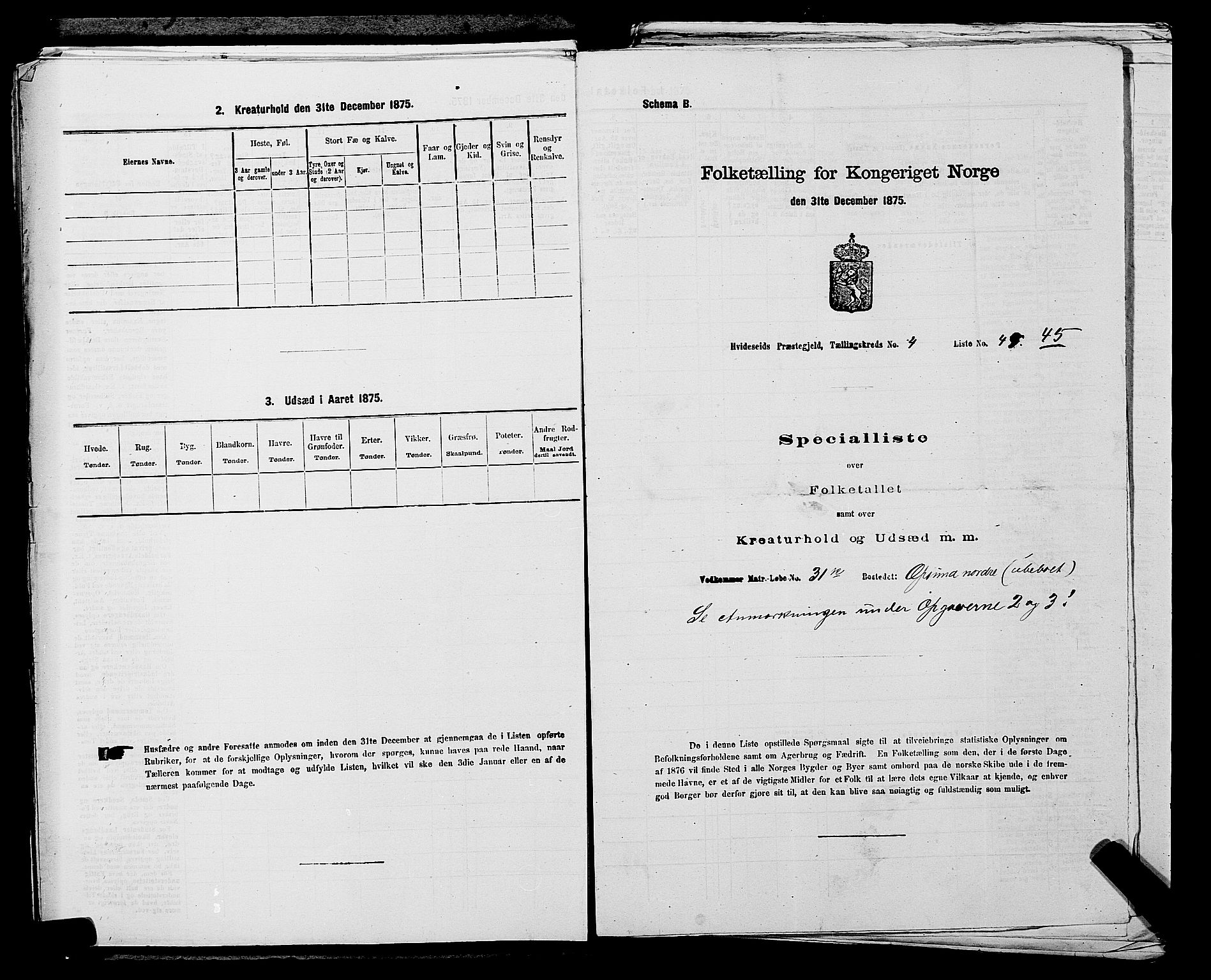 SAKO, Folketelling 1875 for 0829P Kviteseid prestegjeld, 1875, s. 473