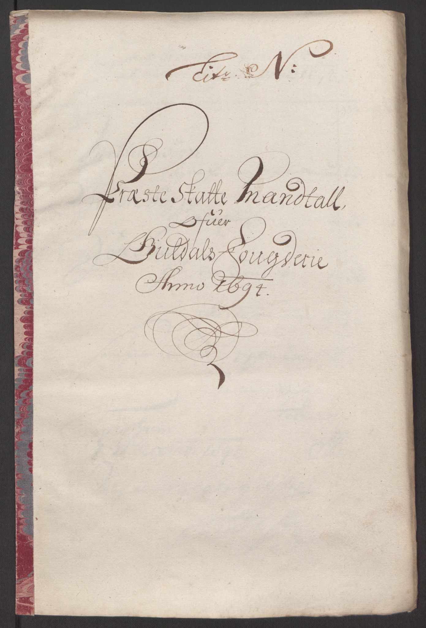 Rentekammeret inntil 1814, Reviderte regnskaper, Fogderegnskap, RA/EA-4092/R60/L3944: Fogderegnskap Orkdal og Gauldal, 1694, s. 407