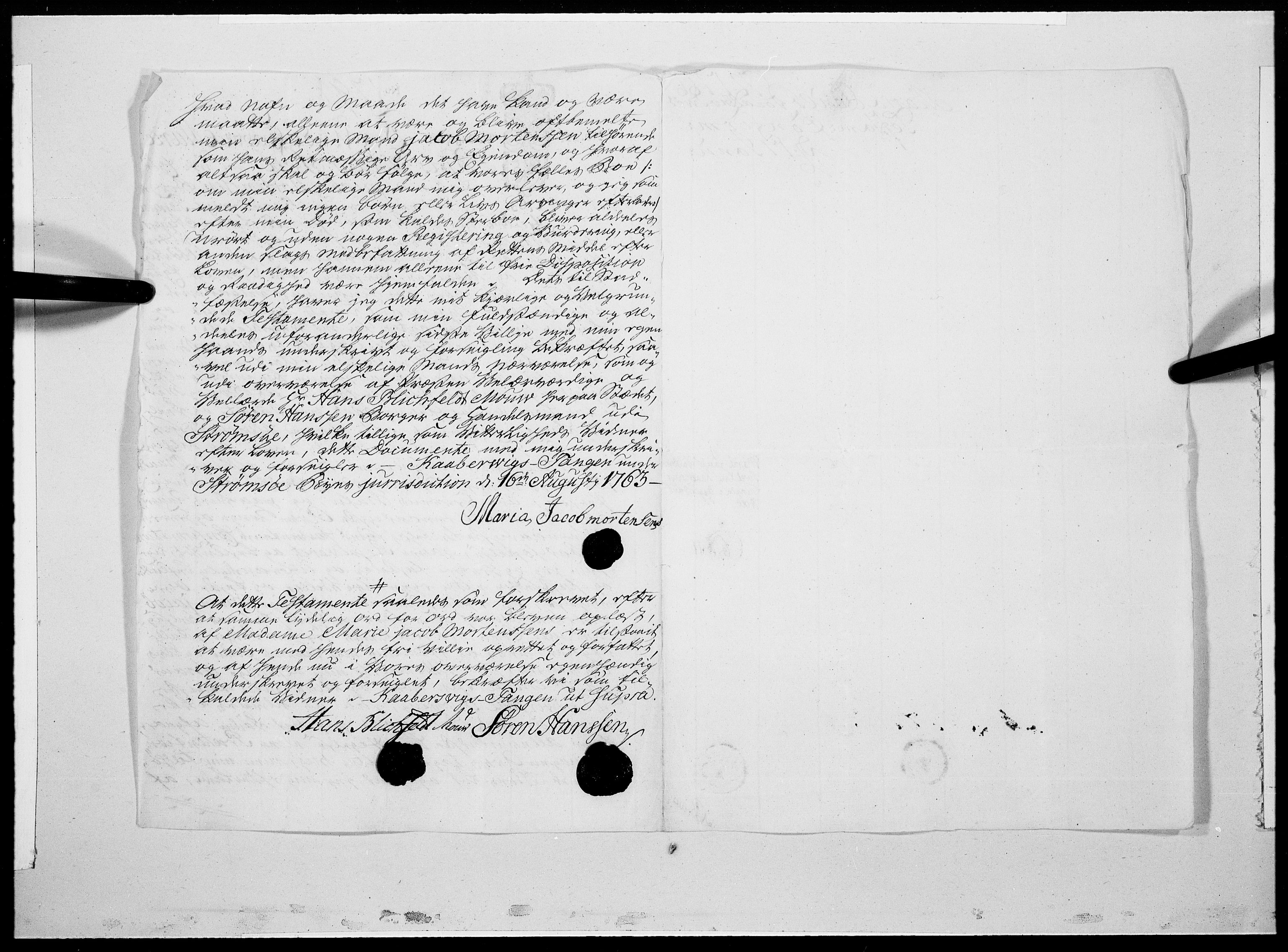Danske Kanselli 1572-1799, AV/RA-EA-3023/F/Fc/Fcc/Fcca/L0192: Norske innlegg 1572-1799, 1766, s. 6