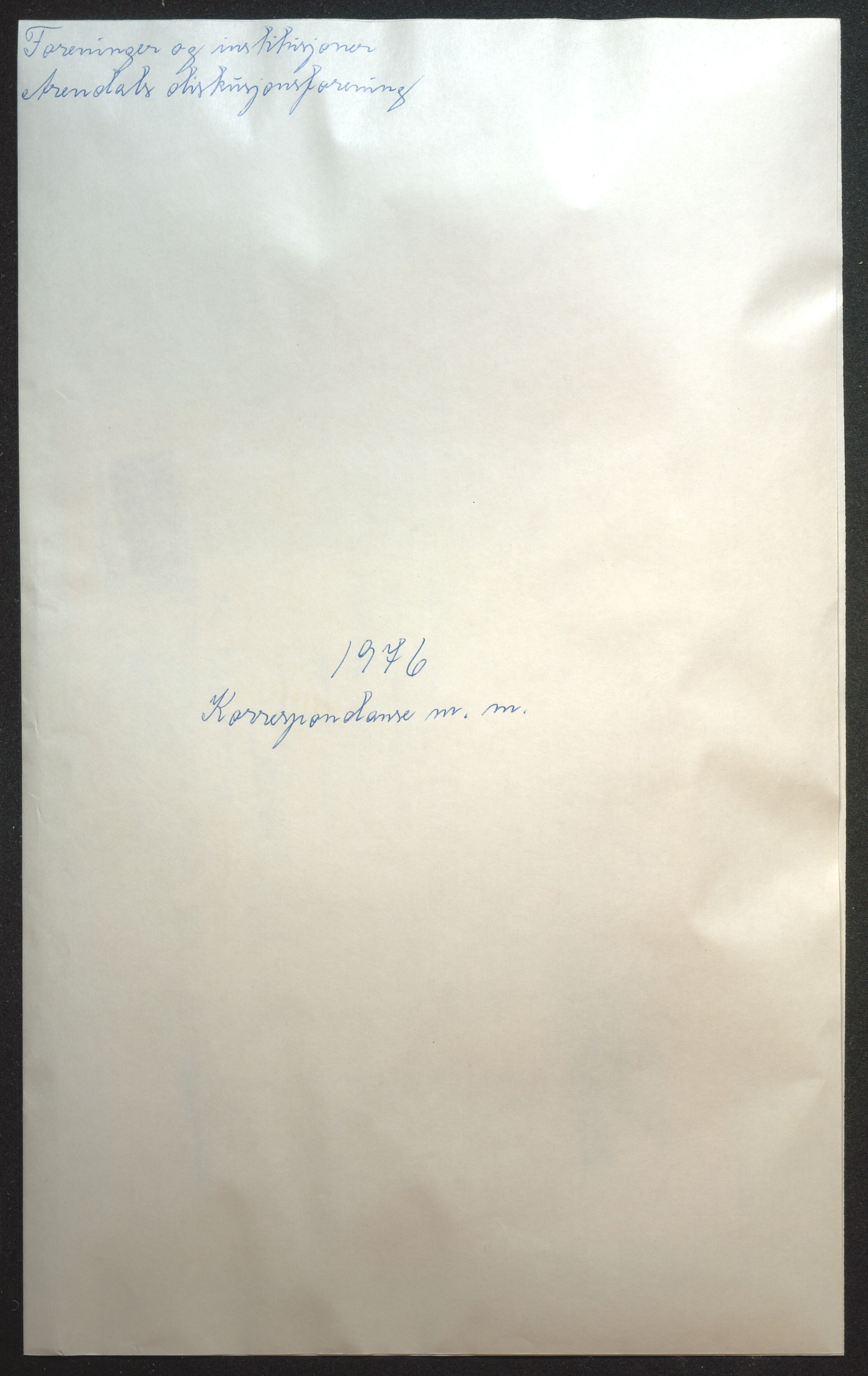 Samling av foreningsarkiv. A-Å, AAKS/PA-1059/F/L0012: Foreninger, Arendal, 1969-1976