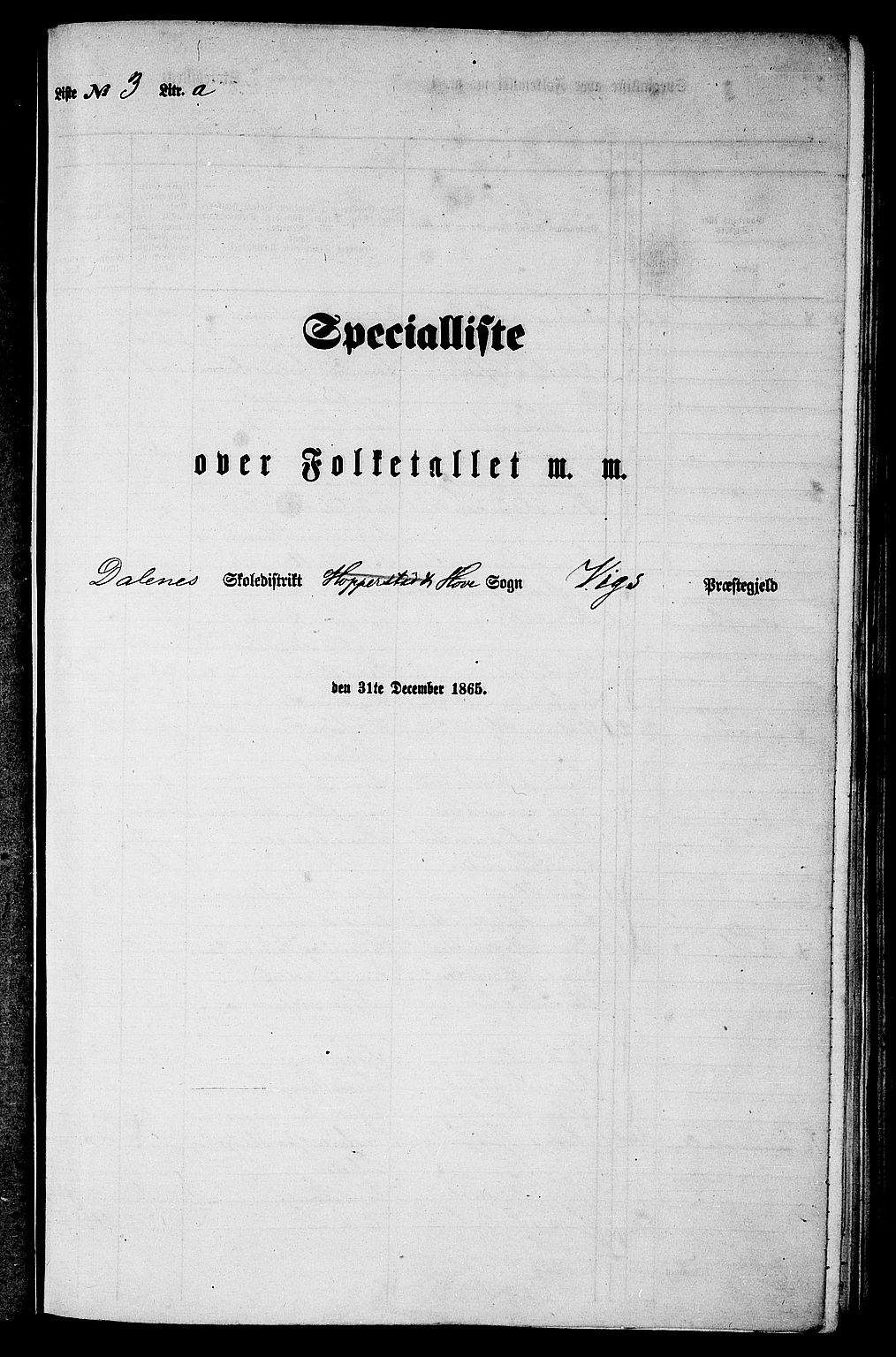 RA, Folketelling 1865 for 1417P Vik prestegjeld, 1865, s. 57