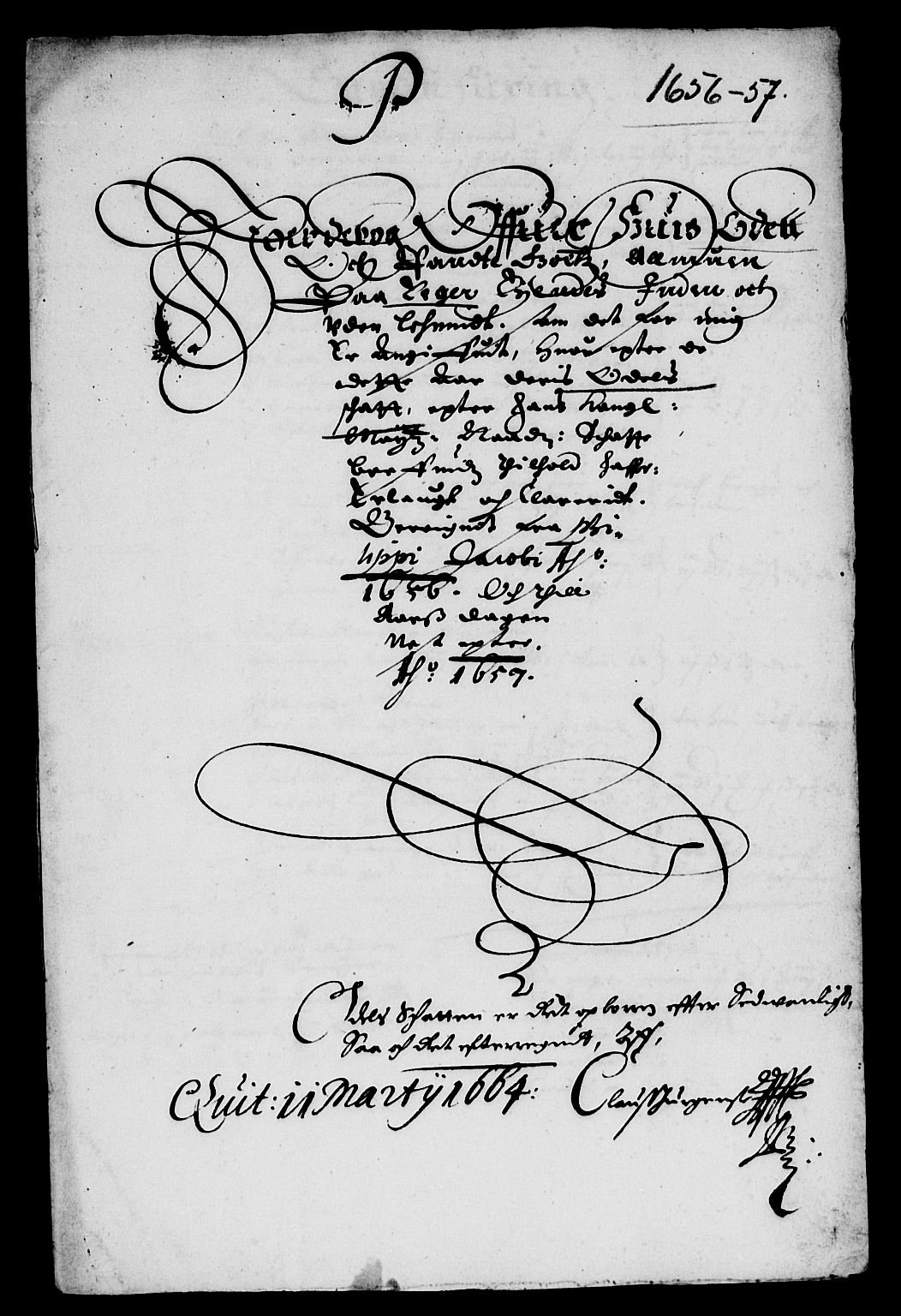 Rentekammeret inntil 1814, Reviderte regnskaper, Lensregnskaper, RA/EA-5023/R/Rb/Rbm/L0009: Eiker len, 1652-1661