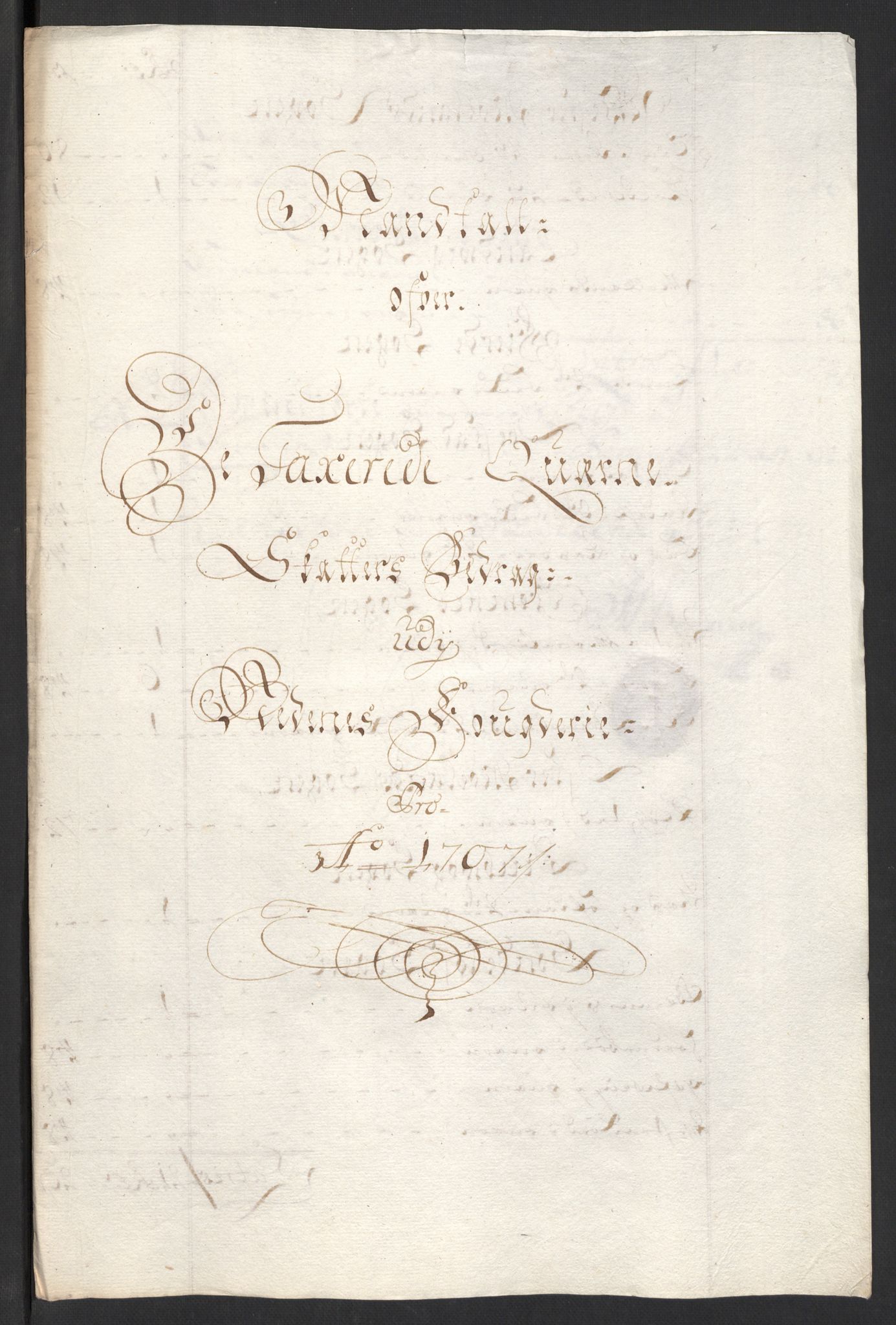Rentekammeret inntil 1814, Reviderte regnskaper, Fogderegnskap, RA/EA-4092/R39/L2318: Fogderegnskap Nedenes, 1706-1709, s. 147