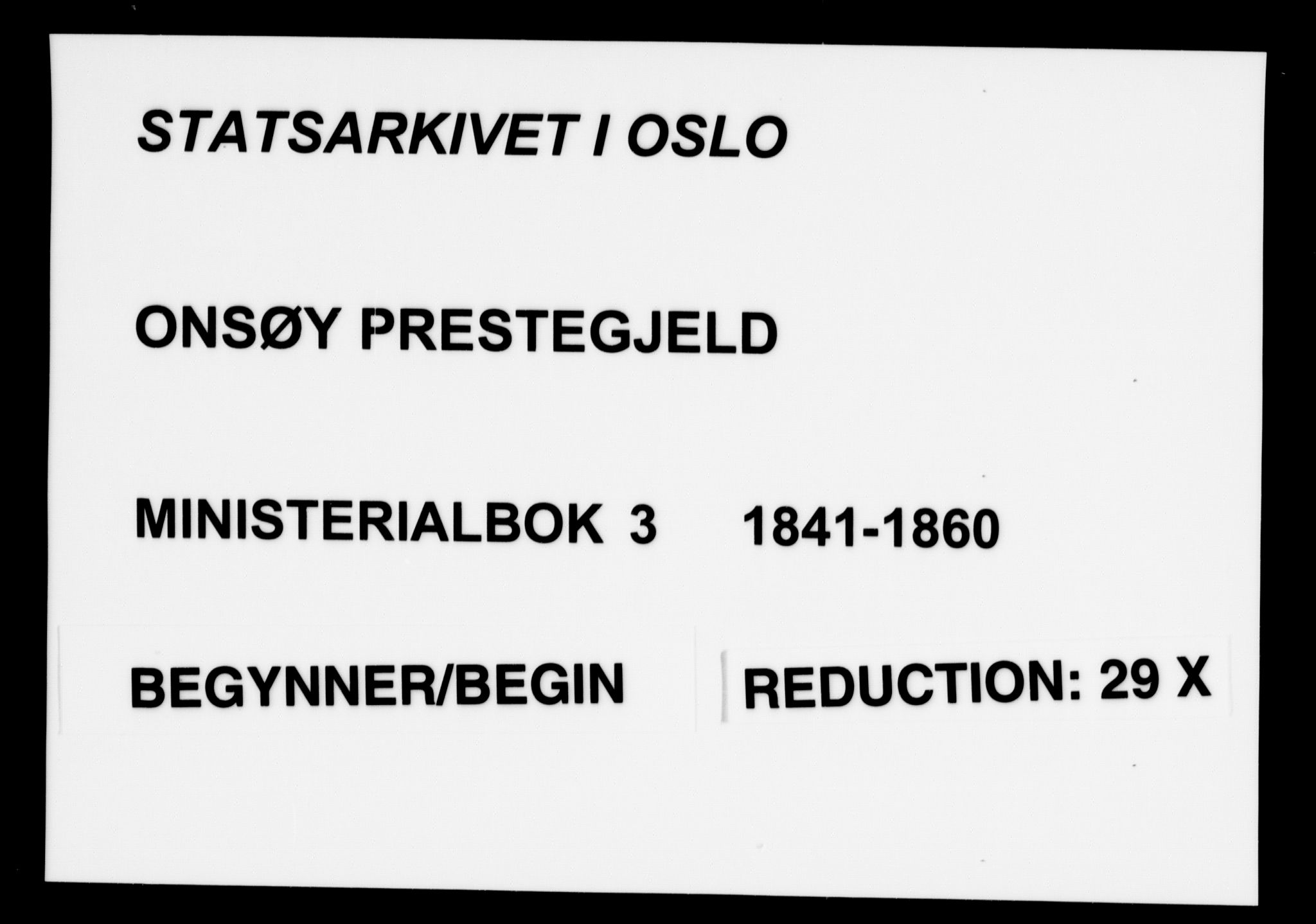 Onsøy prestekontor Kirkebøker, AV/SAO-A-10914/F/Fa/L0003: Ministerialbok nr. I 3, 1841-1860