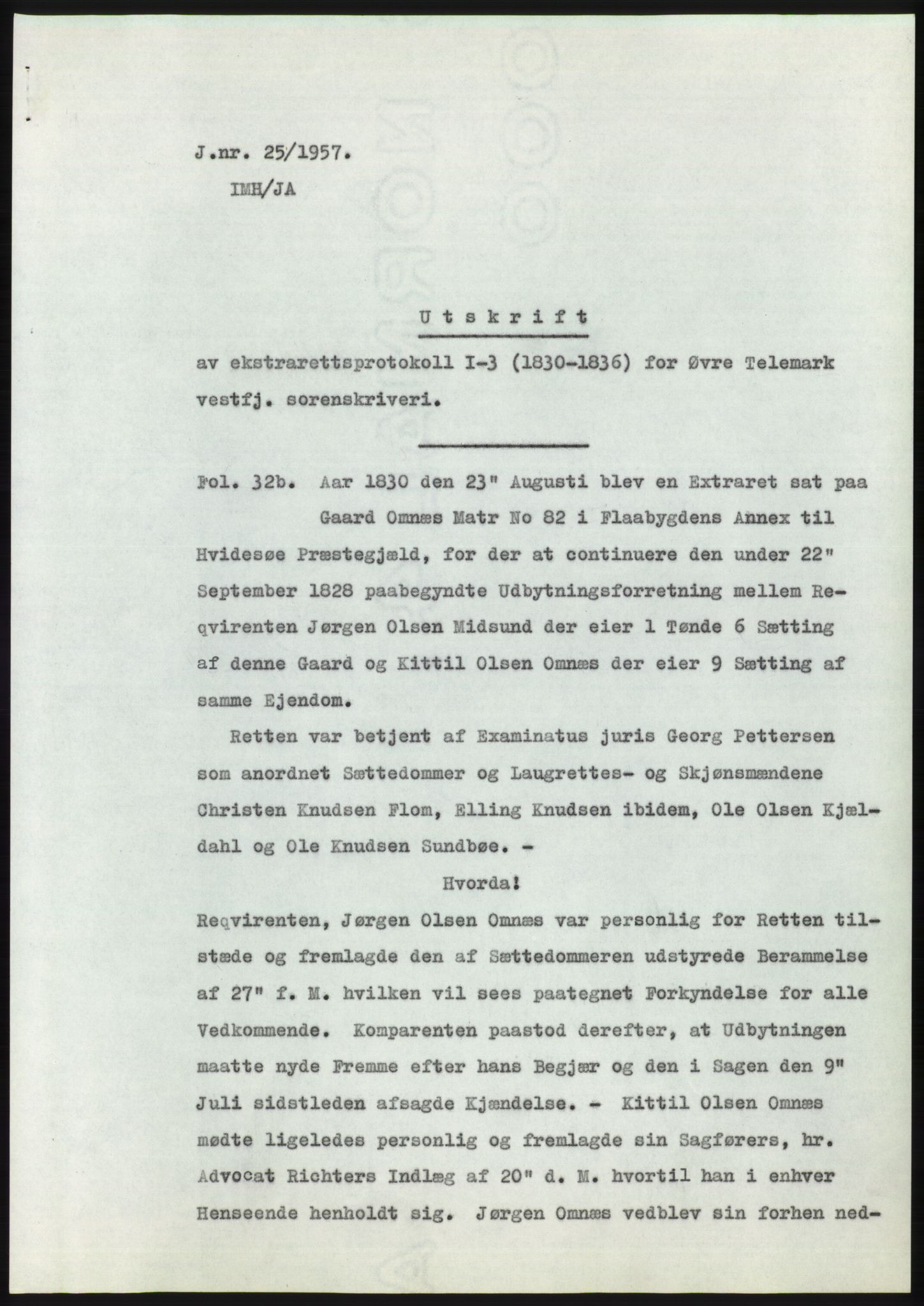 Statsarkivet i Kongsberg, SAKO/A-0001, 1956-1957, s. 86