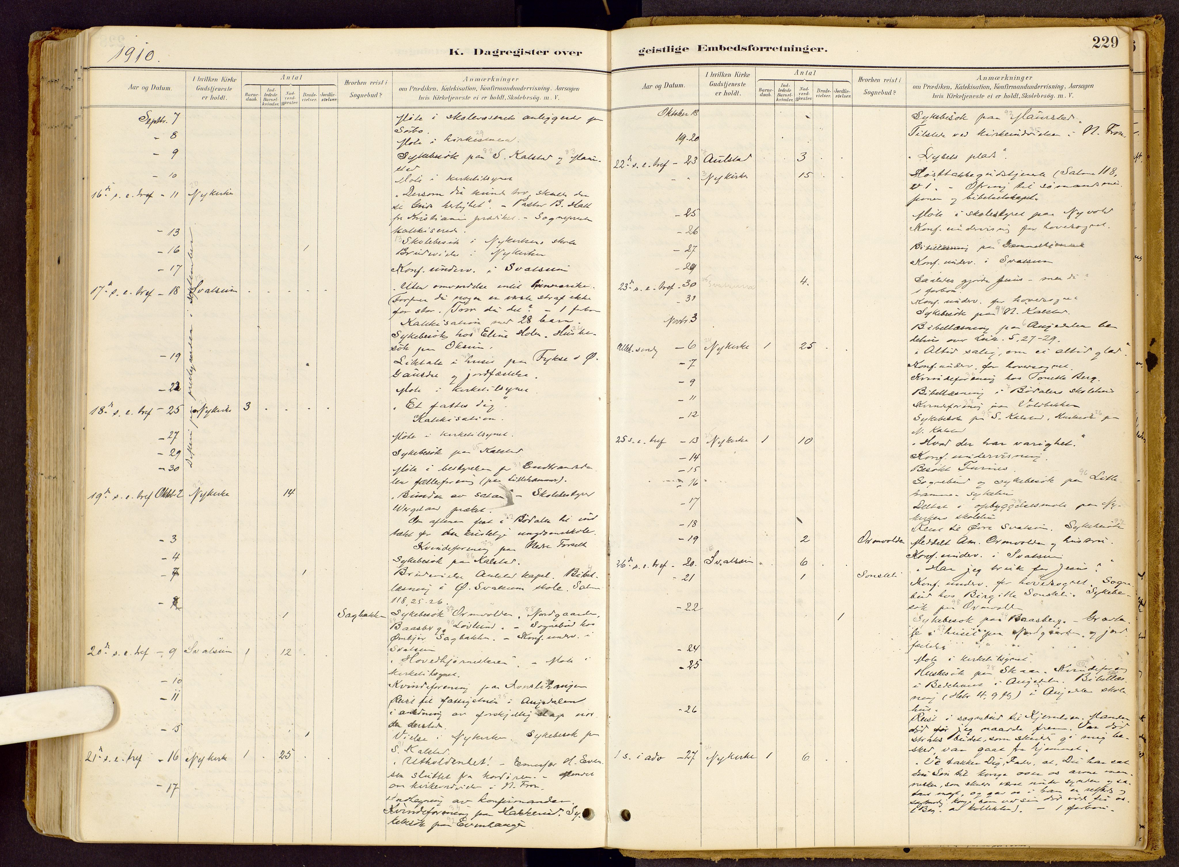 Vestre Gausdal prestekontor, AV/SAH-PREST-094/H/Ha/Haa/L0002: Ministerialbok nr. 2, 1887-1918, s. 229