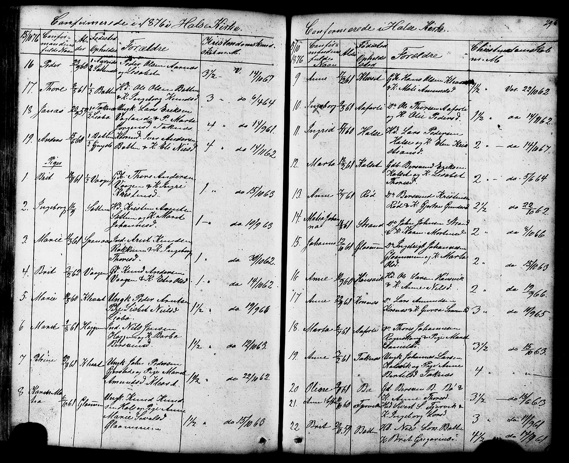 Ministerialprotokoller, klokkerbøker og fødselsregistre - Møre og Romsdal, AV/SAT-A-1454/576/L0890: Klokkerbok nr. 576C01, 1837-1908, s. 296