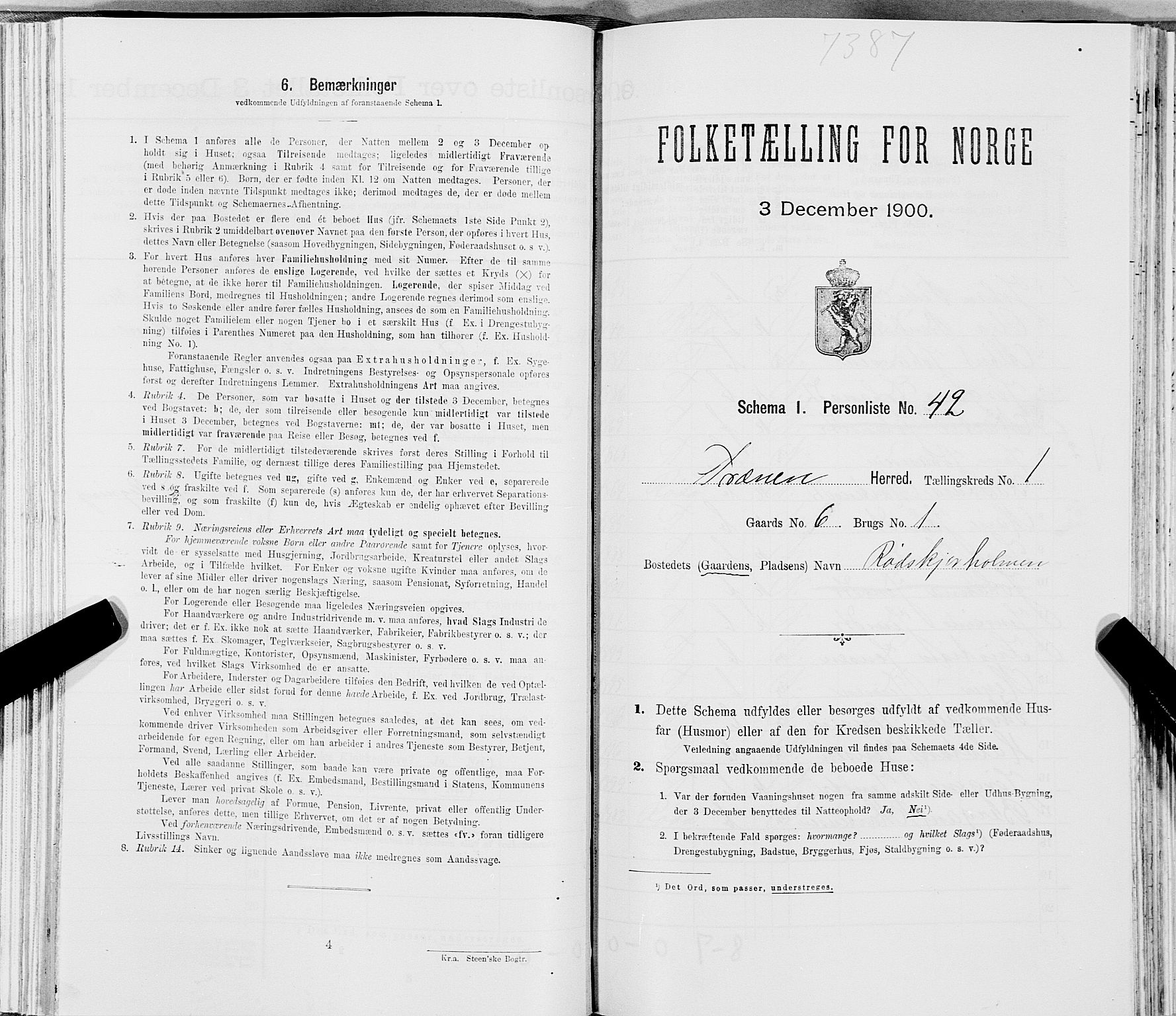 SAT, Folketelling 1900 for 1835 Træna herred, 1900, s. 133
