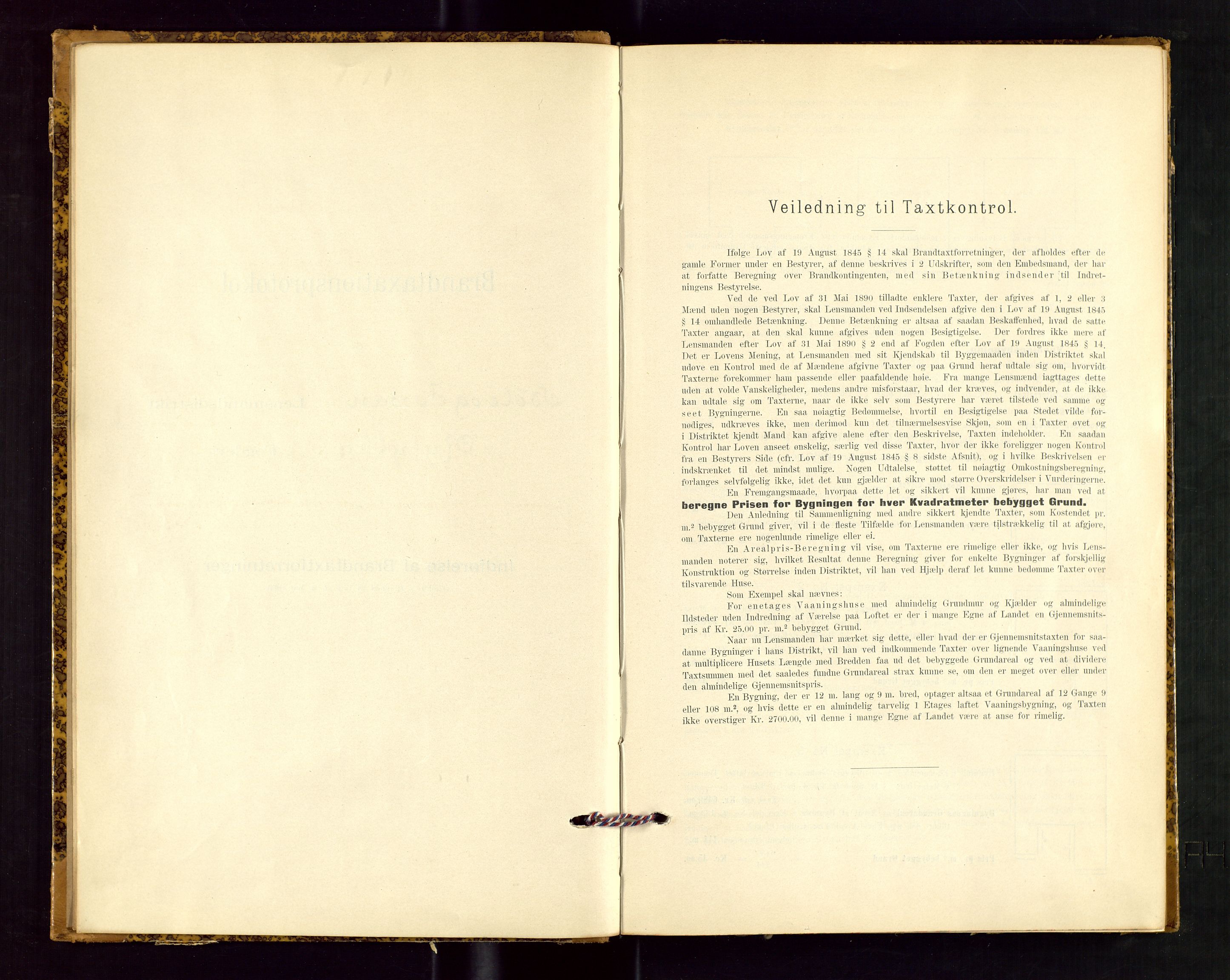 Høle og Forsand lensmannskontor, AV/SAST-A-100127/Gob/L0001: "Brandtaxtprotokol" - skjematakst, 1897-1940