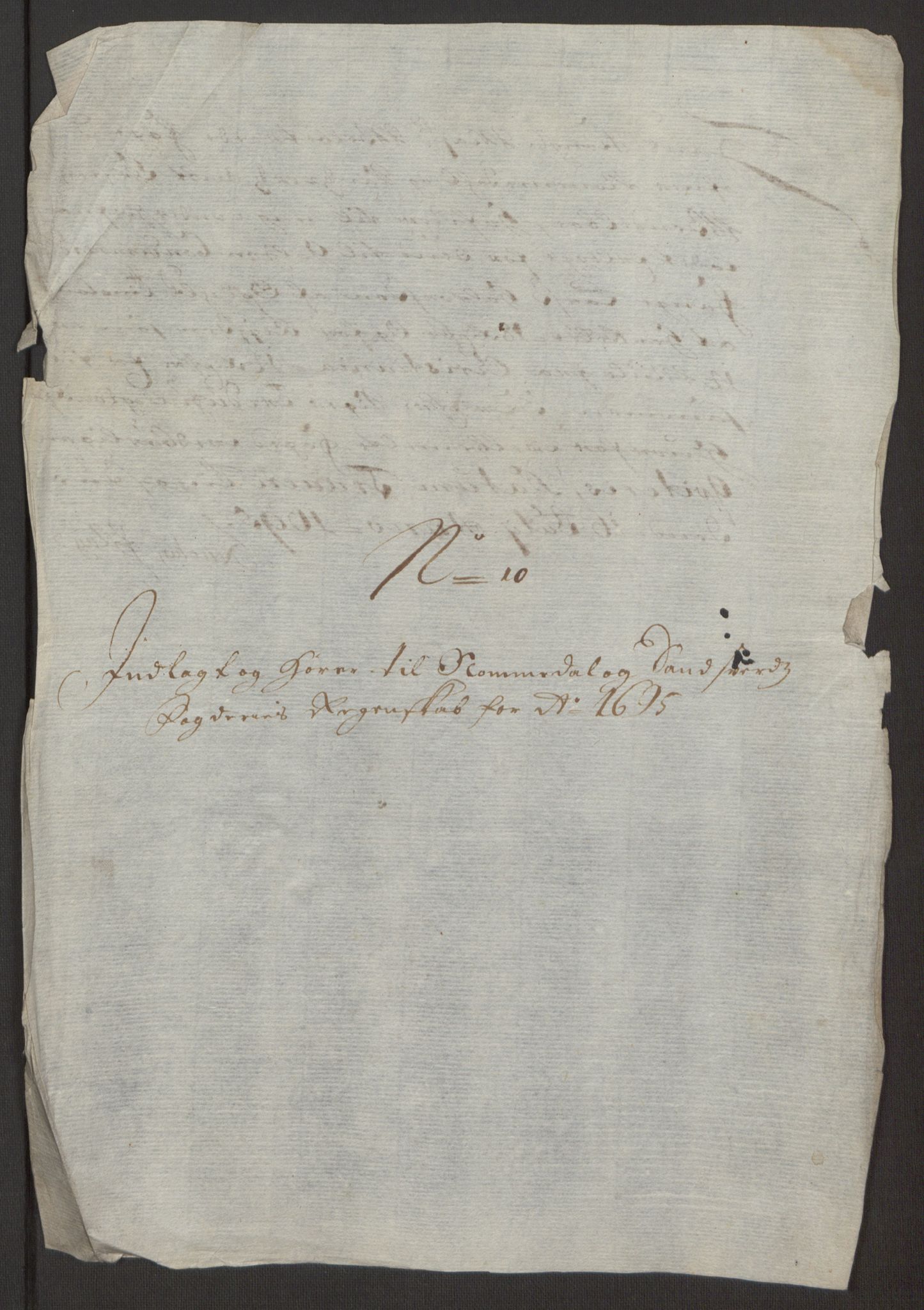 Rentekammeret inntil 1814, Reviderte regnskaper, Fogderegnskap, RA/EA-4092/R24/L1575: Fogderegnskap Numedal og Sandsvær, 1692-1695, s. 510