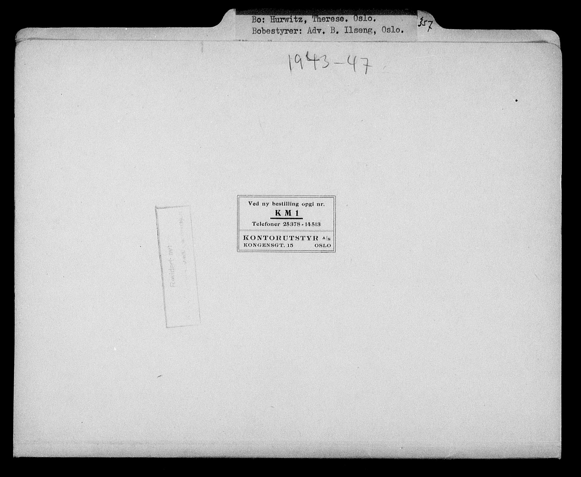 Justisdepartementet, Tilbakeføringskontoret for inndratte formuer, RA/S-1564/H/Hc/Hcc/L0945: --, 1945-1947, s. 74