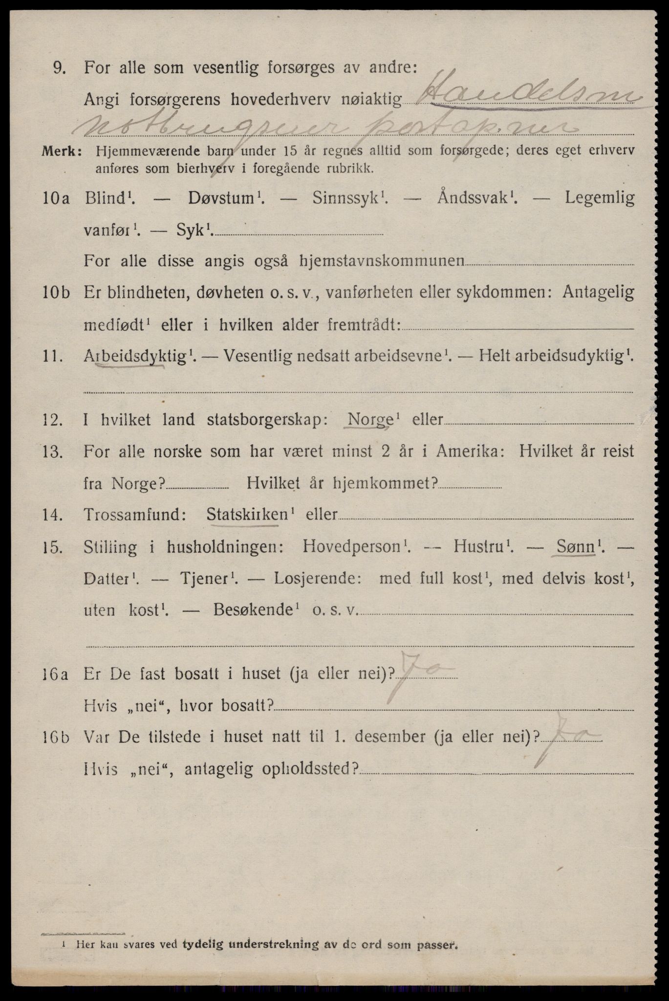 SAST, Folketelling 1920 for 1139 Nedstrand herred, 1920, s. 884