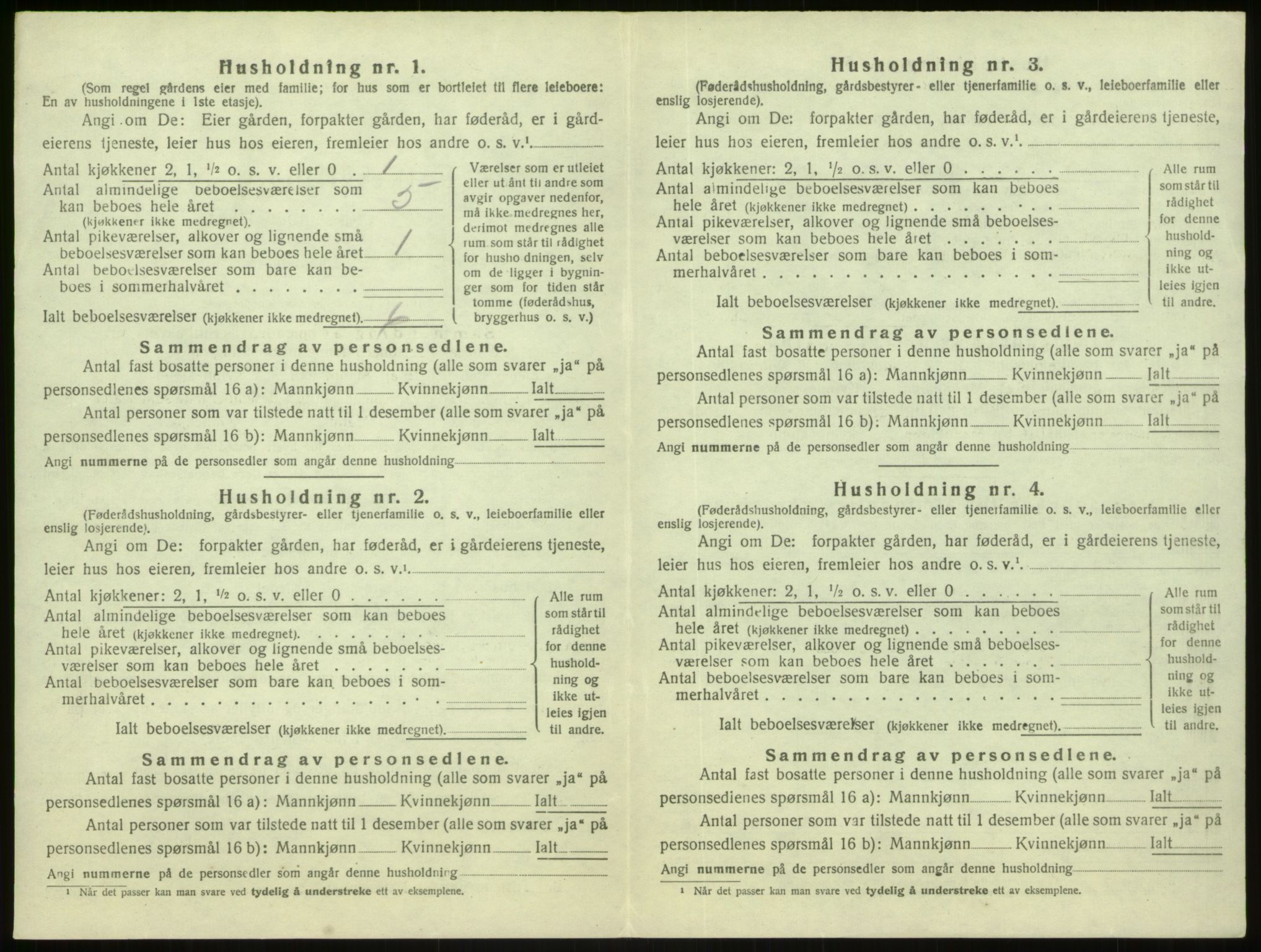 SAB, Folketelling 1920 for 1266 Masfjorden herred, 1920, s. 424