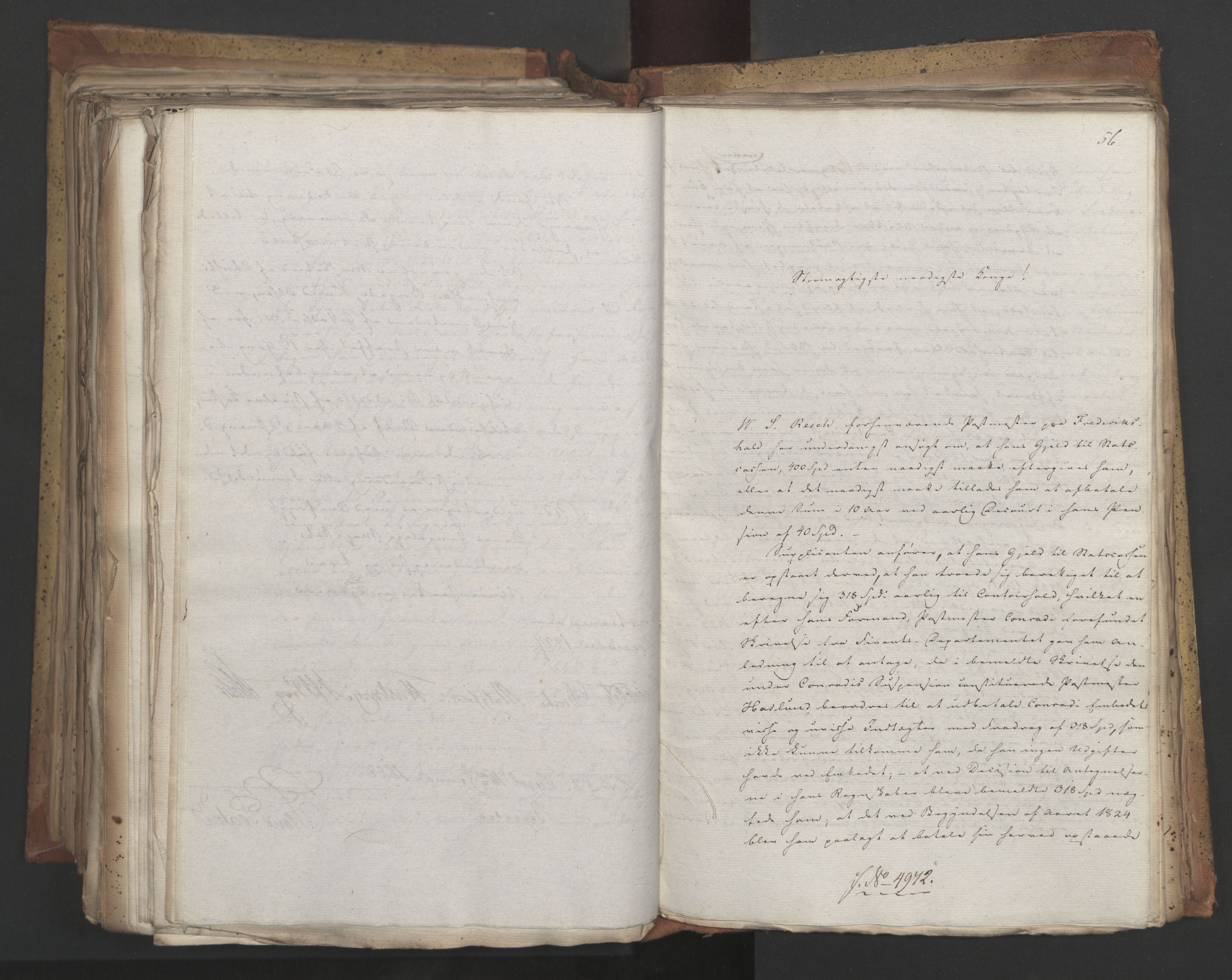 Statsrådsavdelingen i Stockholm, AV/RA-S-1003/D/Da/L0053: Regjeringsinnstillinger nr. 4800-5017, 1827, s. 540
