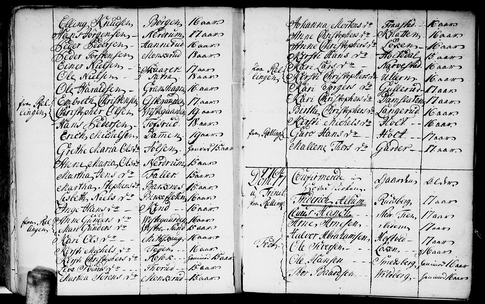 Fet prestekontor Kirkebøker, SAO/A-10370a/F/Fa/L0004: Ministerialbok nr. I 4, 1751-1773, s. 180