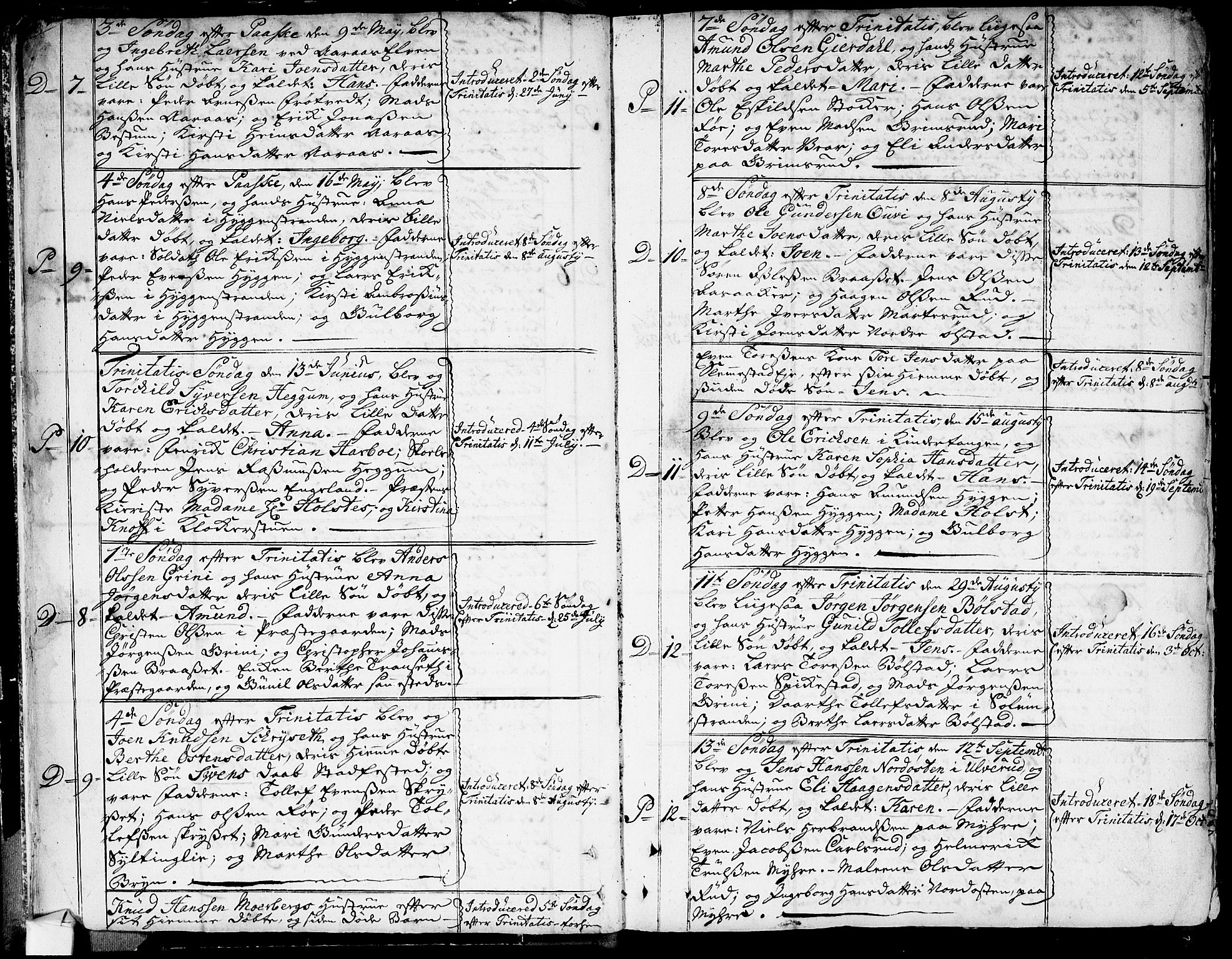 Røyken kirkebøker, AV/SAKO-A-241/G/Ga/L0001: Klokkerbok nr. 1, 1740-1768, s. 30-31