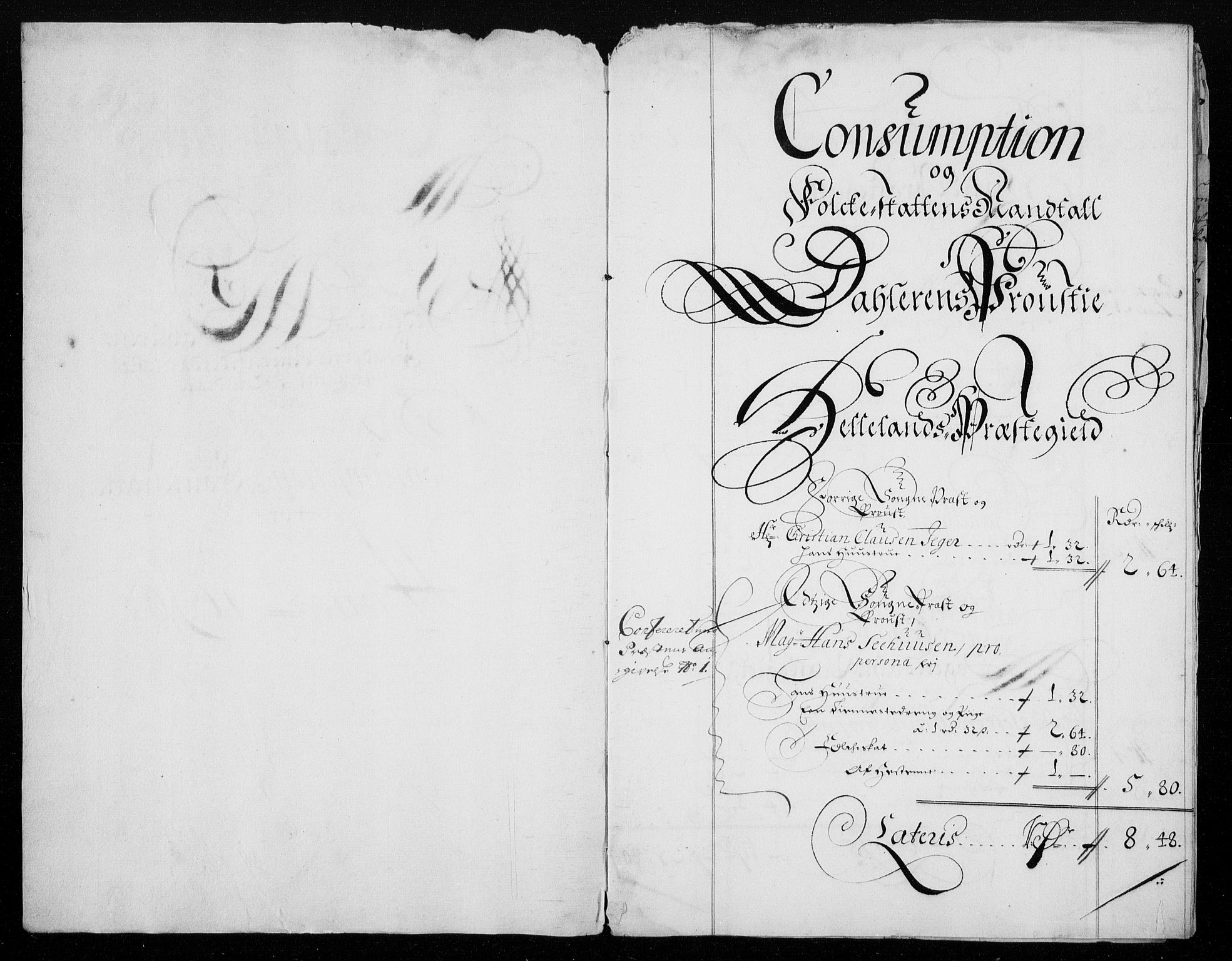 Rentekammeret inntil 1814, Reviderte regnskaper, Fogderegnskap, RA/EA-4092/R46/L2728: Fogderegnskap Jæren og Dalane, 1694-1696, s. 412