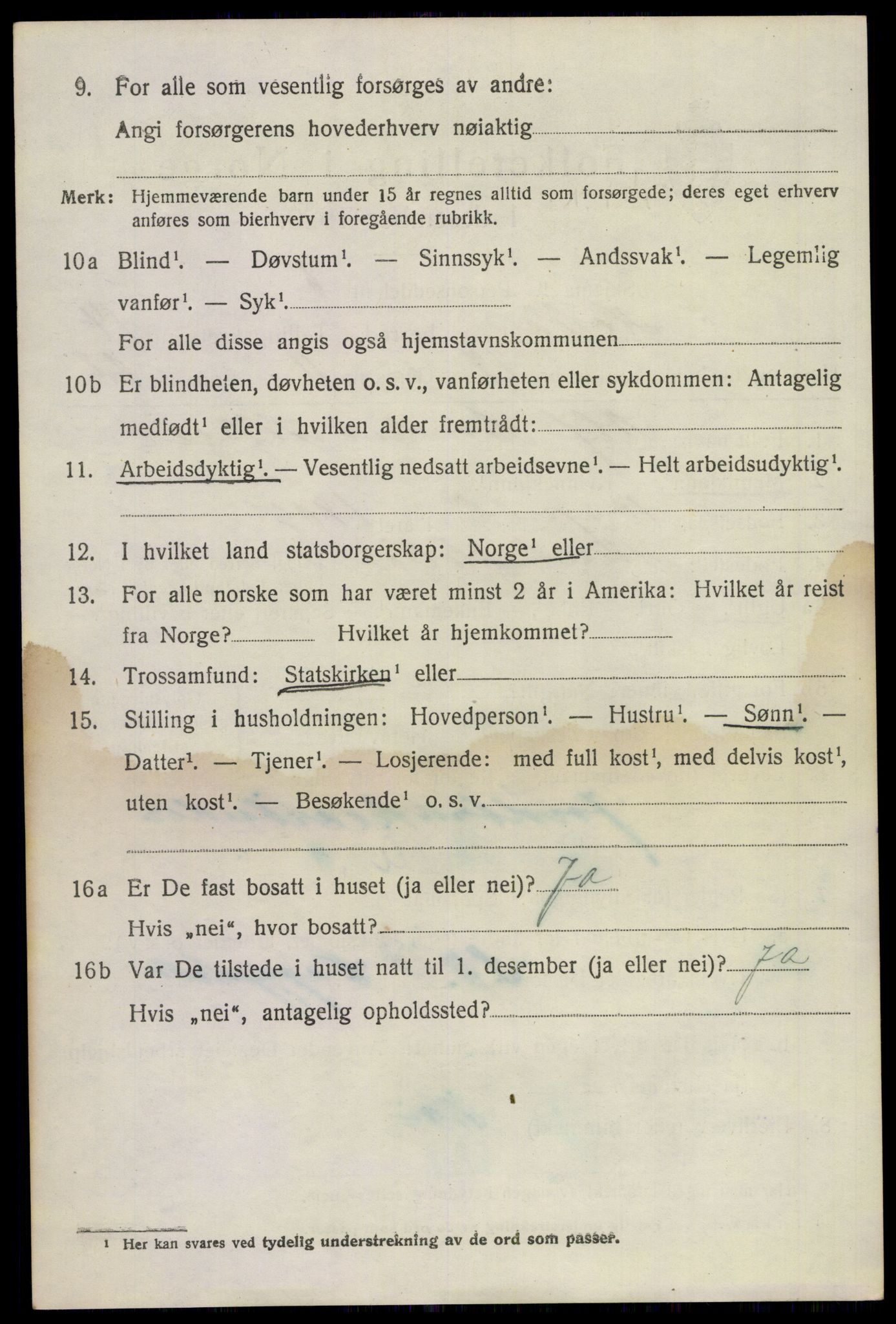 SAKO, Folketelling 1920 for 0819 Holla herred, 1920, s. 8192
