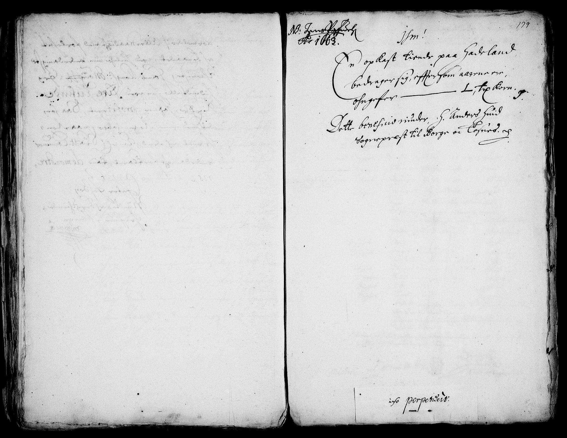 Rentekammeret inntil 1814, Realistisk ordnet avdeling, RA/EA-4070/Fc/Fca/L0001/0003: [Ca I]  Akershus stift / Kristiania kapitels jordebok, 1662, s. 178-179