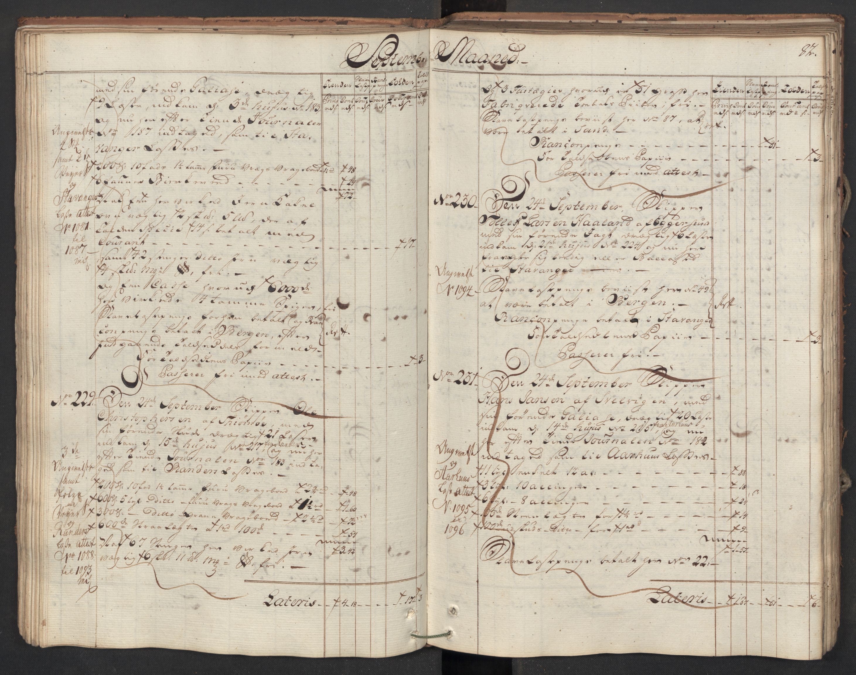 Generaltollkammeret, tollregnskaper, AV/RA-EA-5490/R08/L0054/0001: Tollregnskaper Drammen / Utgående hovedtollbok, 1762, s. 81b-82a