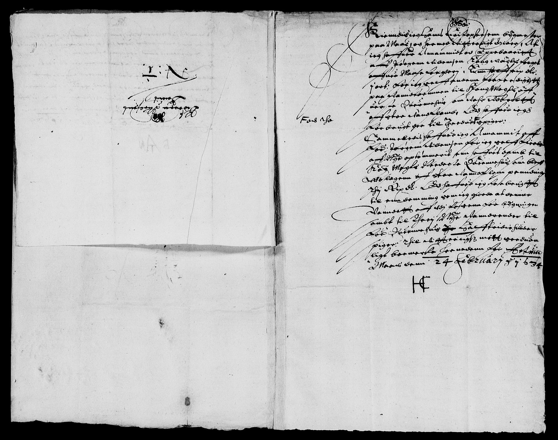 Rentekammeret inntil 1814, Reviderte regnskaper, Lensregnskaper, AV/RA-EA-5023/R/Rb/Rba/L0114: Akershus len, 1633-1634