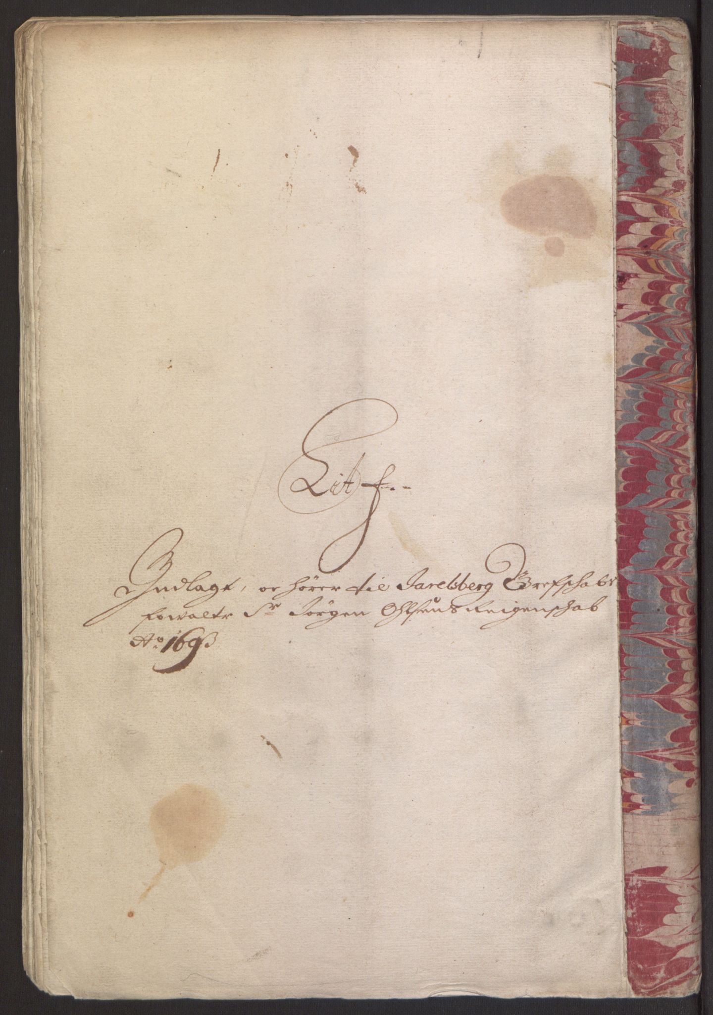 Rentekammeret inntil 1814, Reviderte regnskaper, Fogderegnskap, AV/RA-EA-4092/R32/L1866: Fogderegnskap Jarlsberg grevskap, 1693, s. 217