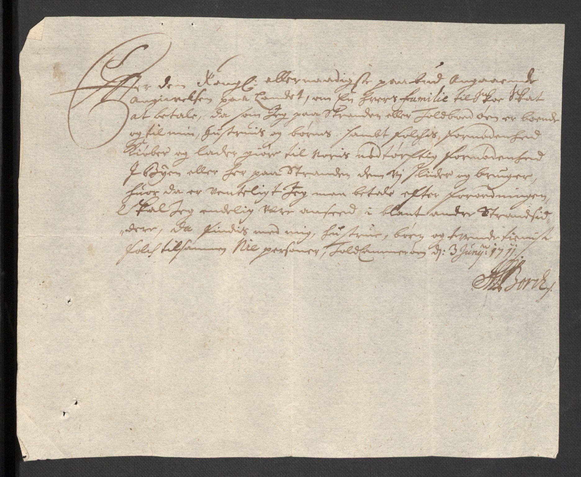 Rentekammeret inntil 1814, Reviderte regnskaper, Fogderegnskap, AV/RA-EA-4092/R36/L2121: Fogderegnskap Øvre og Nedre Telemark og Bamble, 1711, s. 585