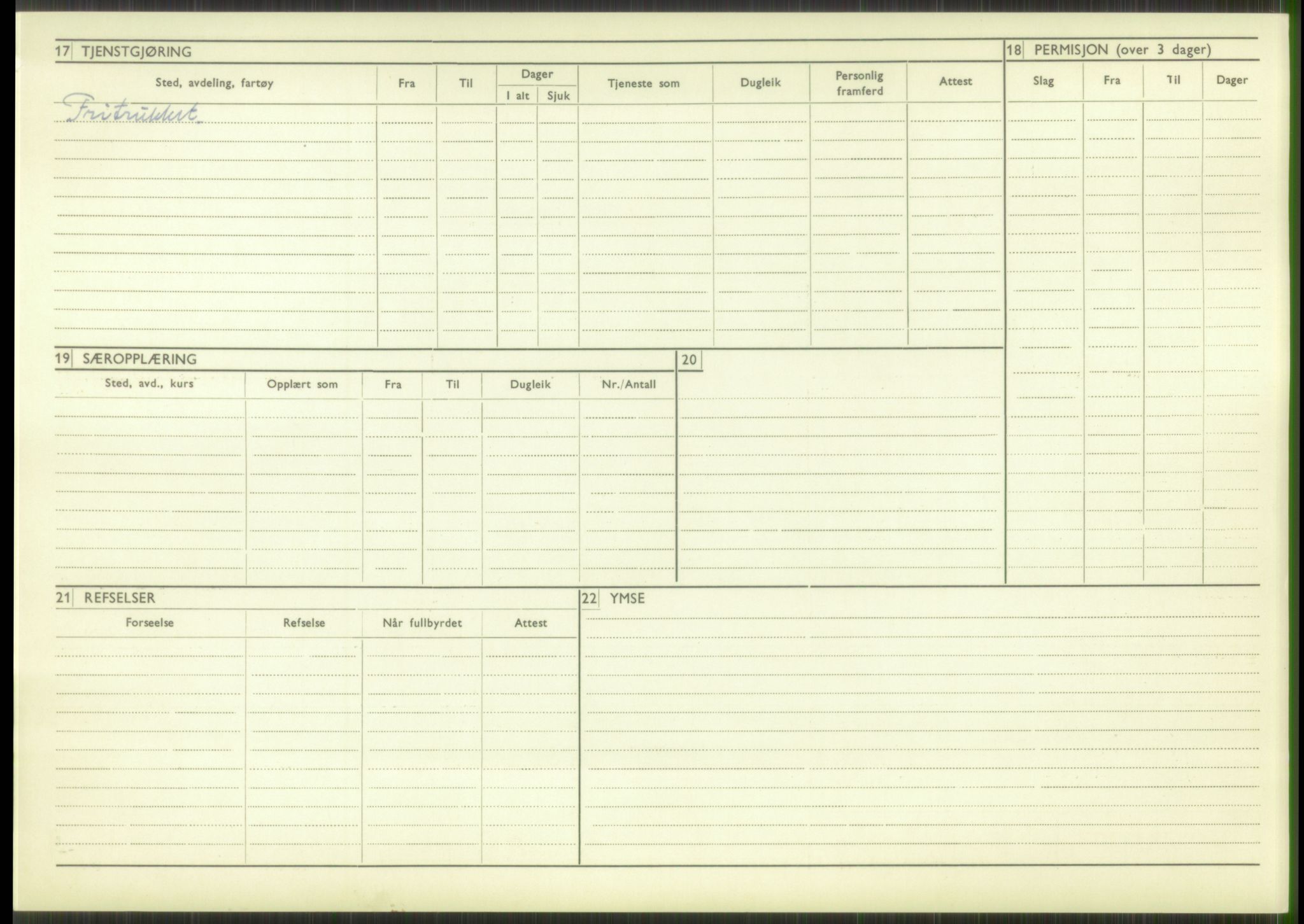 Forsvaret, Troms infanteriregiment nr. 16, AV/RA-RAFA-3146/P/Pa/L0016: Rulleblad for regimentets menige mannskaper, årsklasse 1932, 1932, s. 38