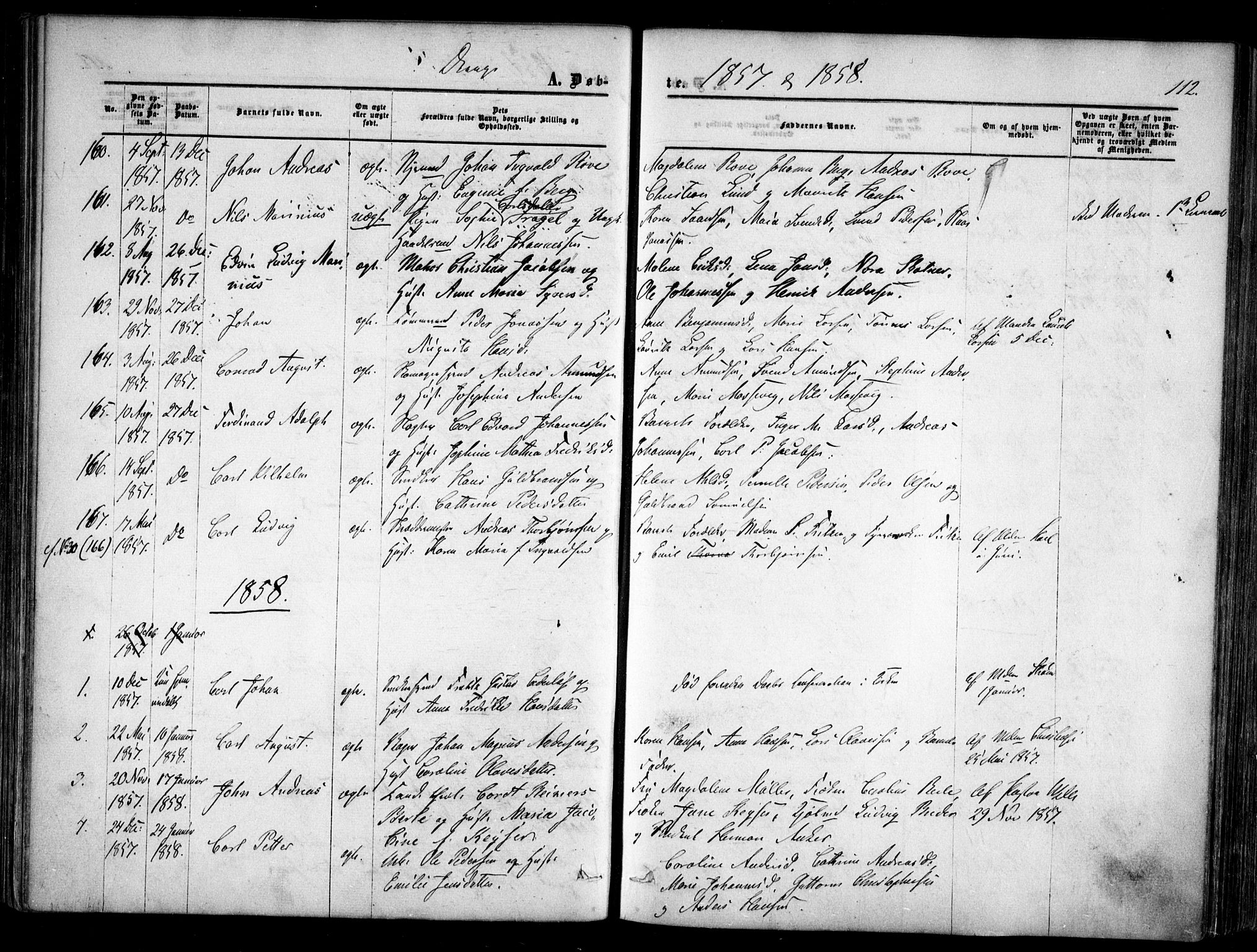 Halden prestekontor Kirkebøker, AV/SAO-A-10909/F/Fa/L0007: Ministerialbok nr. I 7, 1857-1865, s. 112