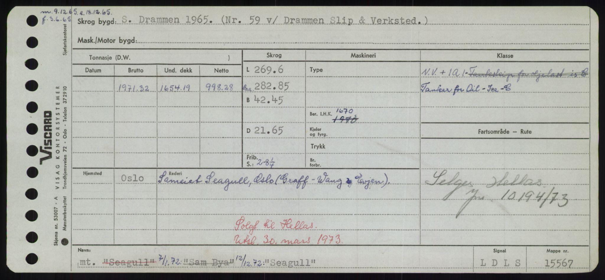 Sjøfartsdirektoratet med forløpere, Skipsmålingen, RA/S-1627/H/Hd/L0032: Fartøy, San-Seve, s. 343