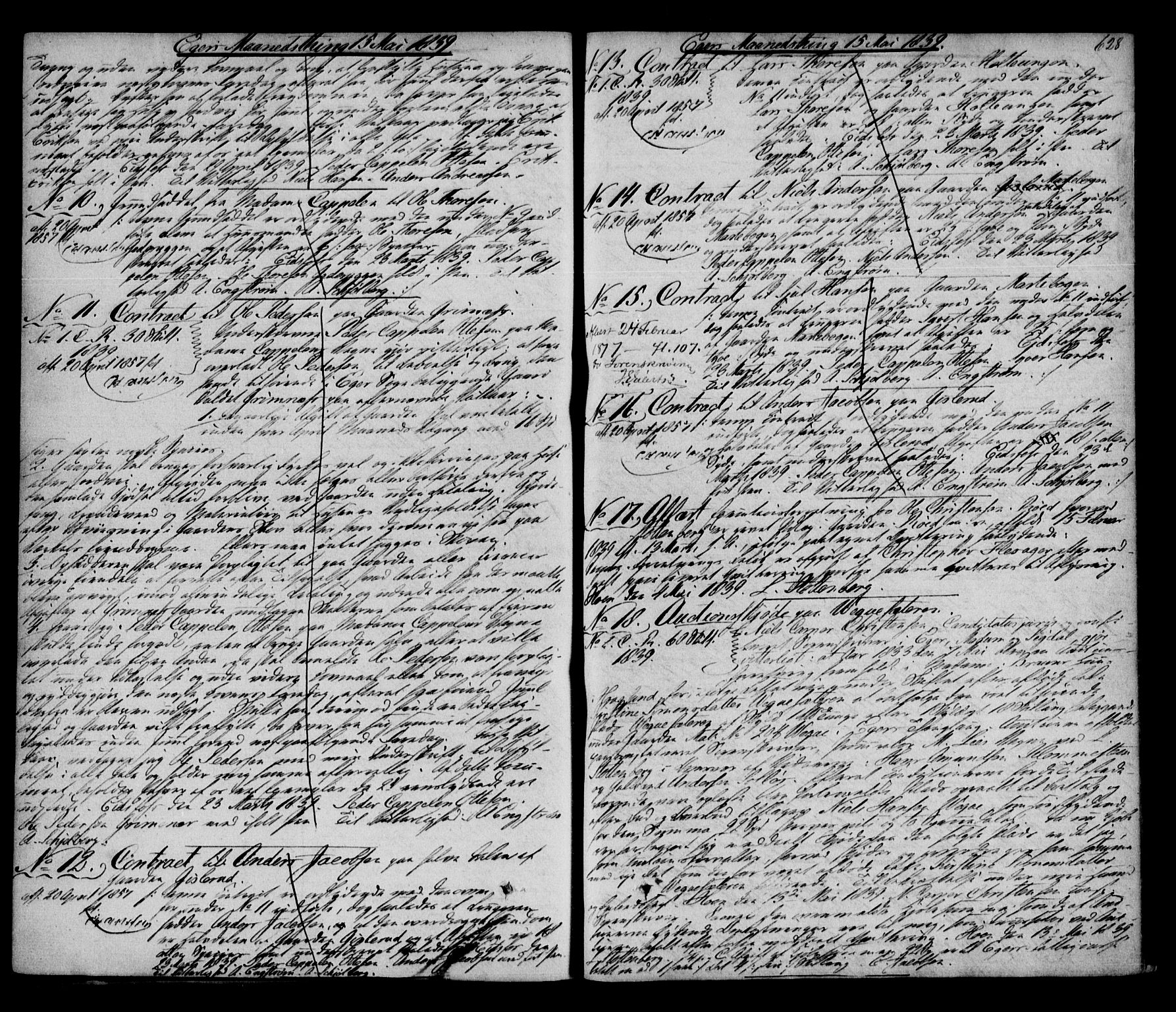 Eiker, Modum og Sigdal sorenskriveri, SAKO/A-123/G/Ga/Gaa/L0010b: Pantebok nr. I 10b, 1838-1840, s. 628