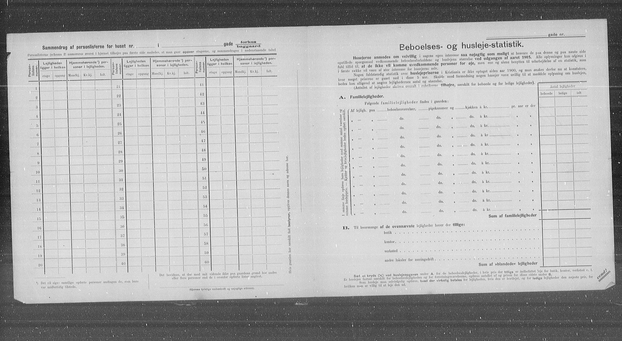 OBA, Kommunal folketelling 31.12.1905 for Kristiania kjøpstad, 1905, s. 32892