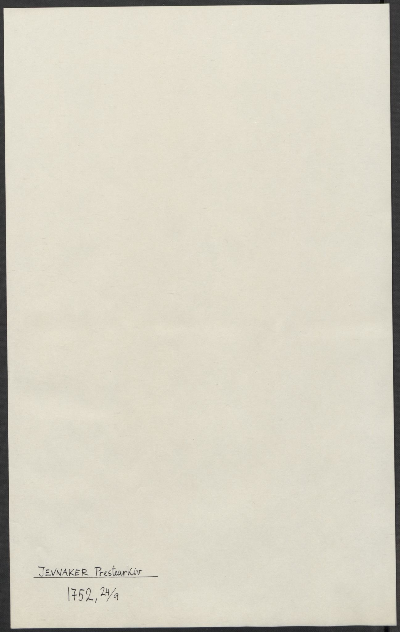 Riksarkivets diplomsamling, RA/EA-5965/F15/L0014: Prestearkiv - Oppland, 1696-1879, s. 92