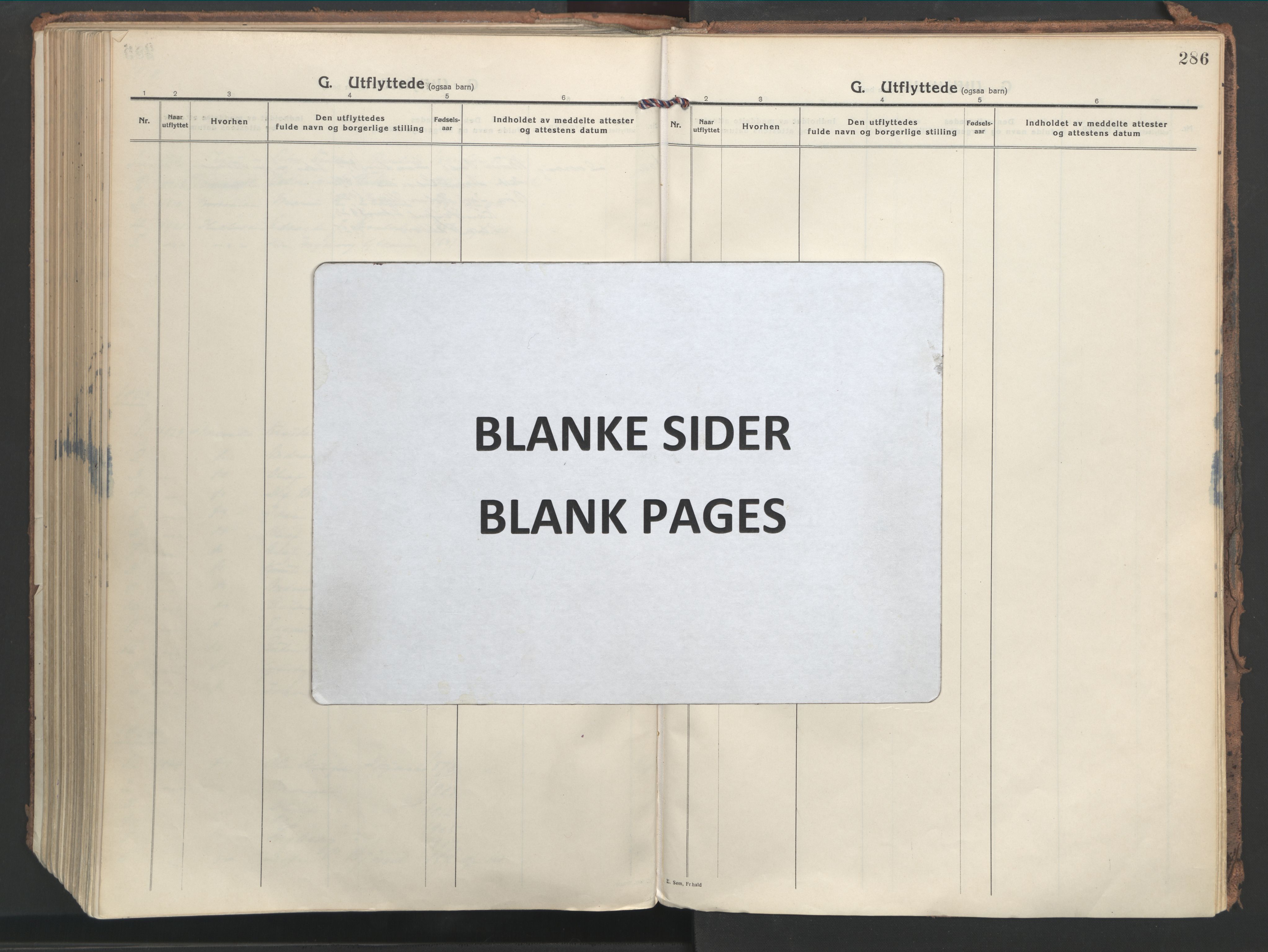 Ministerialprotokoller, klokkerbøker og fødselsregistre - Møre og Romsdal, AV/SAT-A-1454/555/L0659: Ministerialbok nr. 555A10, 1917-1971, s. 286