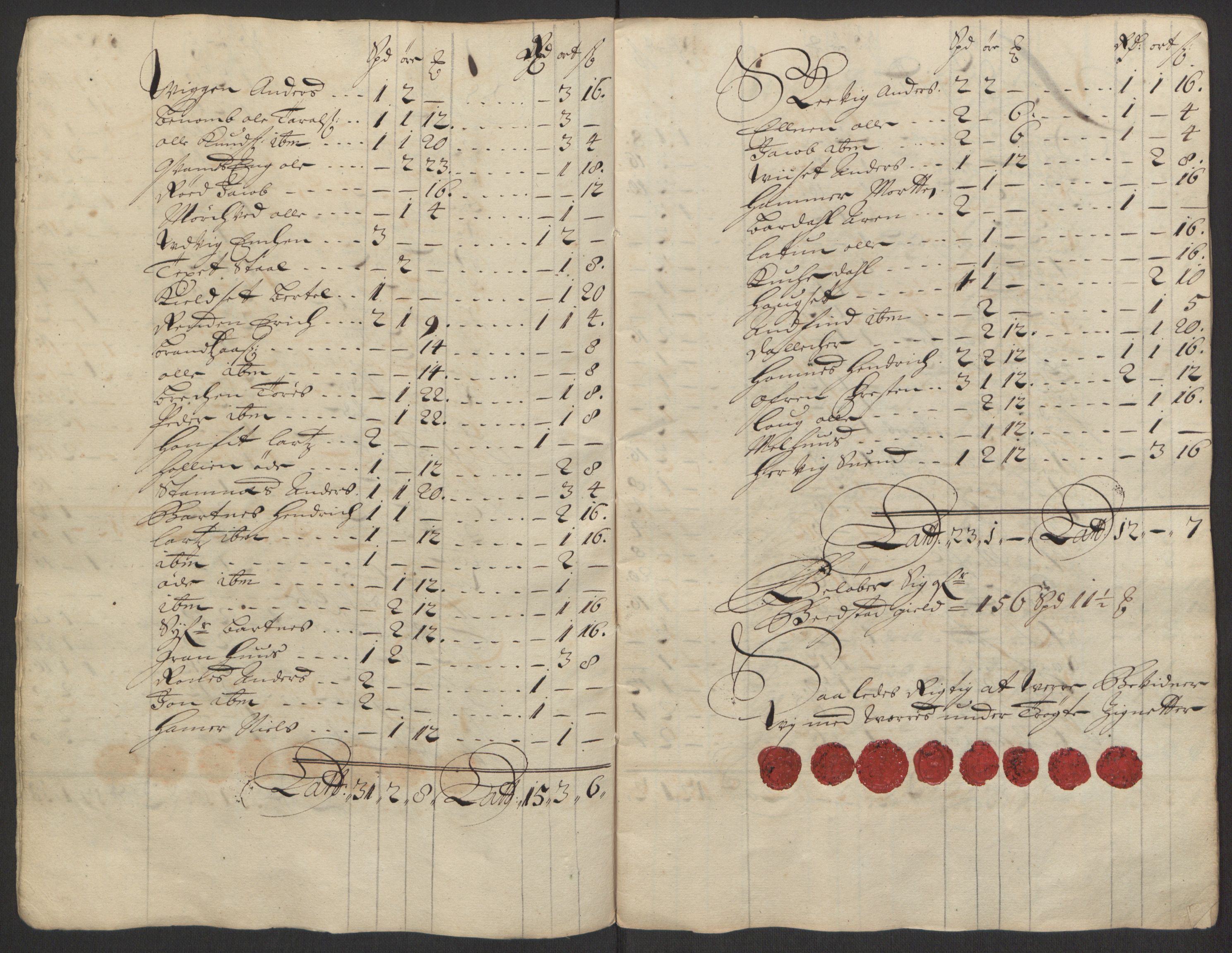 Rentekammeret inntil 1814, Reviderte regnskaper, Fogderegnskap, RA/EA-4092/R63/L4309: Fogderegnskap Inderøy, 1695-1697, s. 58